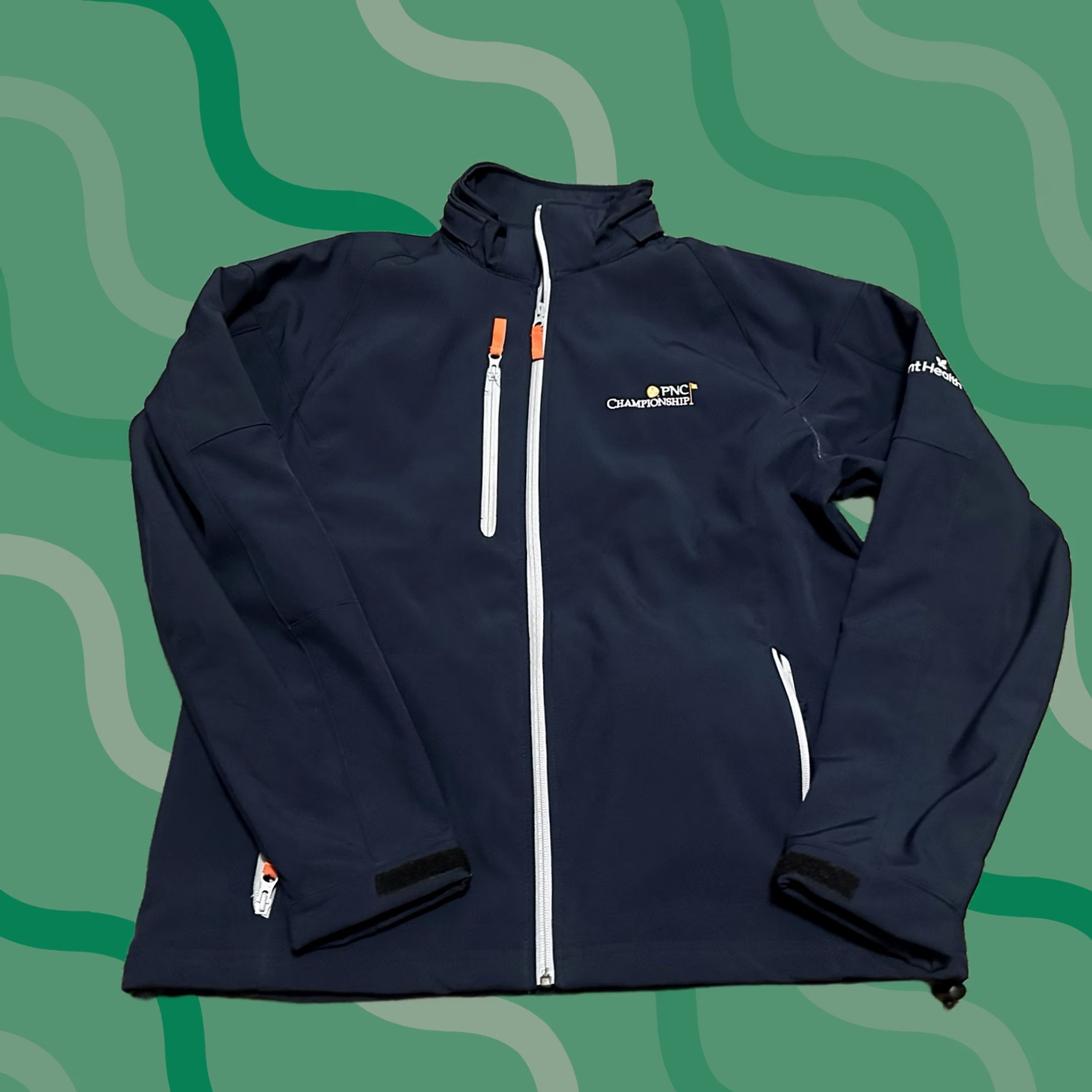 Vintage Pnc Championship Jacket Mens Large Golf Full Zip Soft Shell Windbreaker Blue Clique Jacket Size US L / EU 52-54 / 3 - 1 Thumbnail