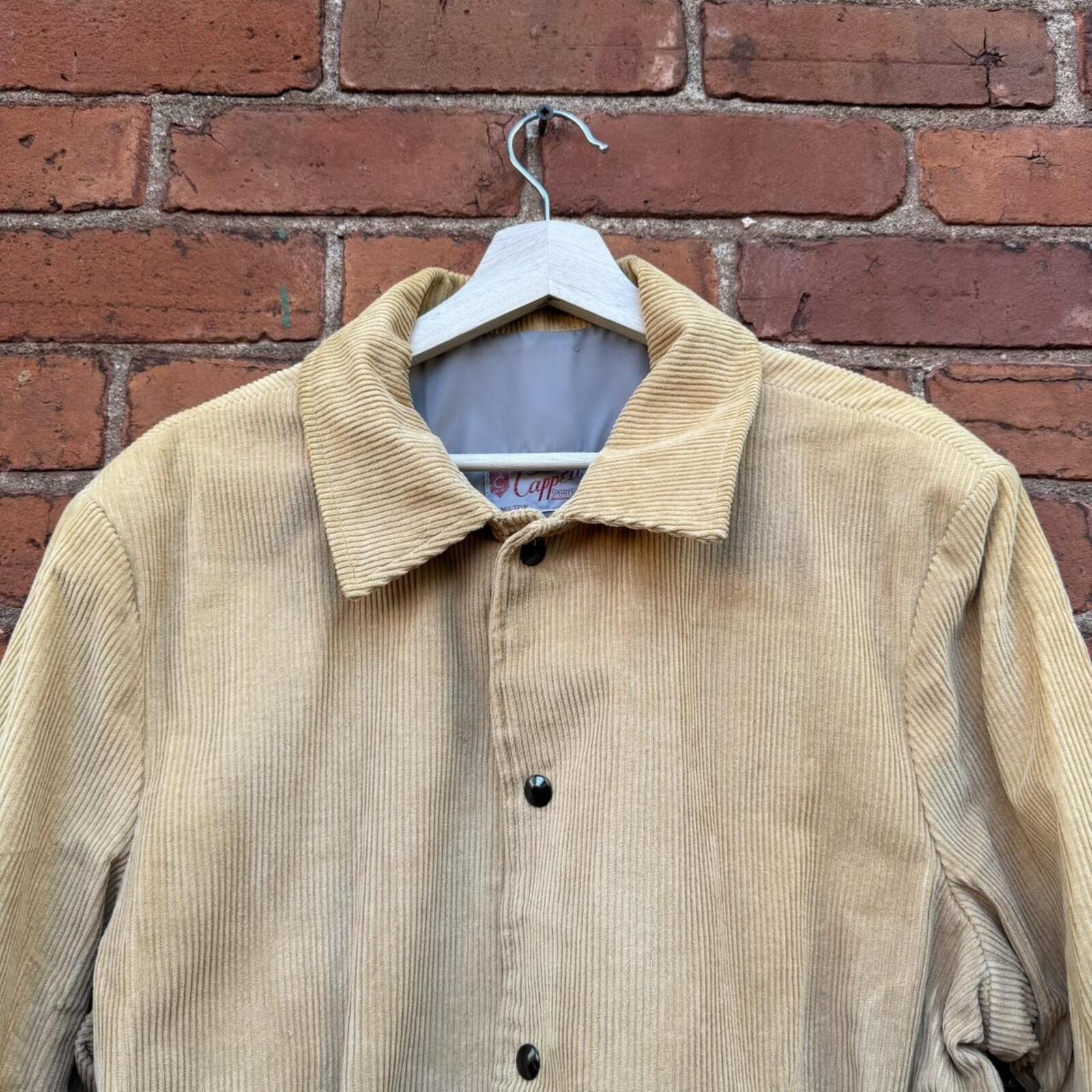 Other vintage cappelli sports wear corduroy button up jacket 70s Size US XL / EU 56 / 4 - 2 Thumbnail