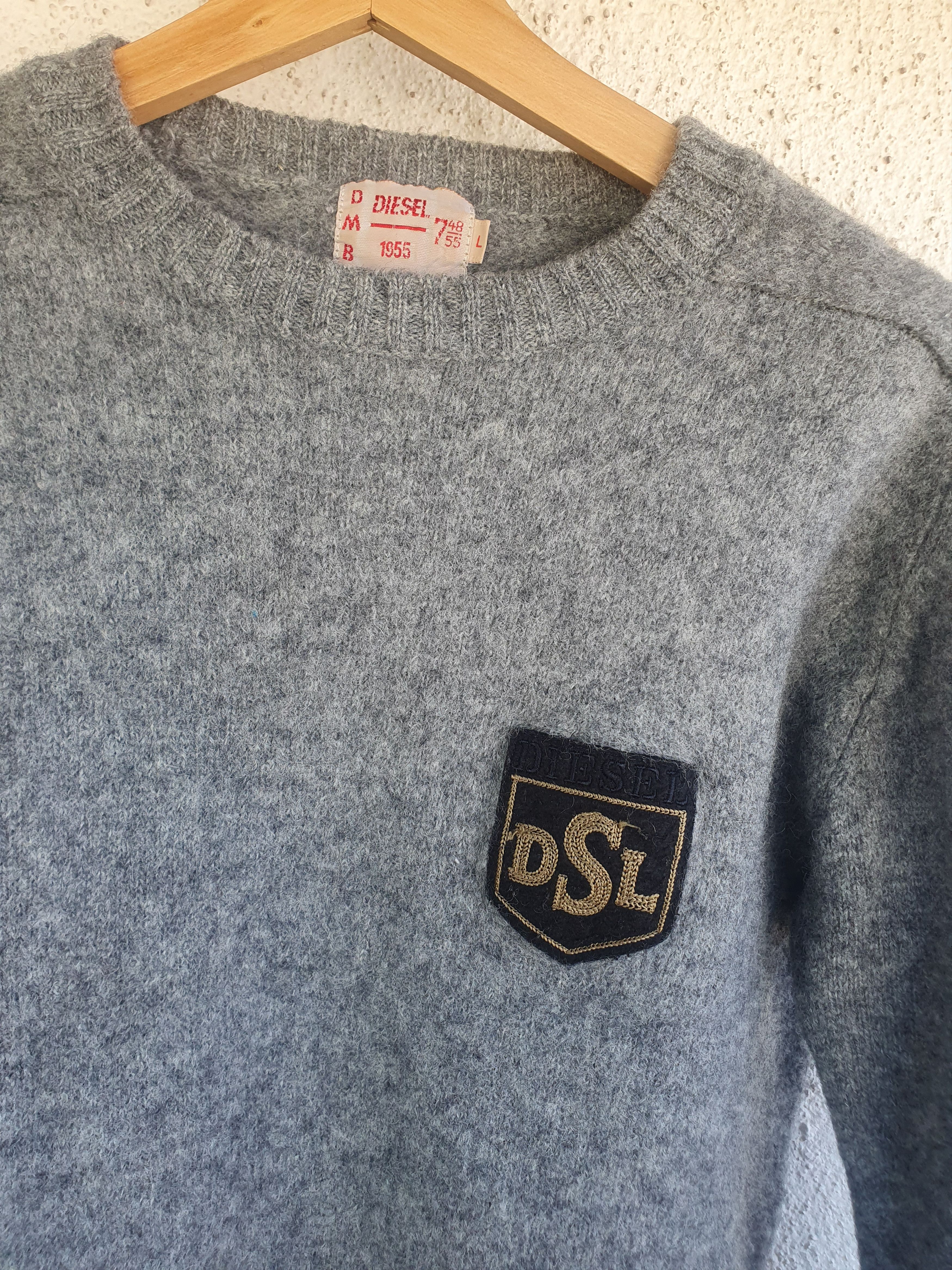 Diesel × Vintage Diesel DMB 1955 Vintage Wool Sweater sz M Size US M / EU 48-50 / 2 - 6 Thumbnail