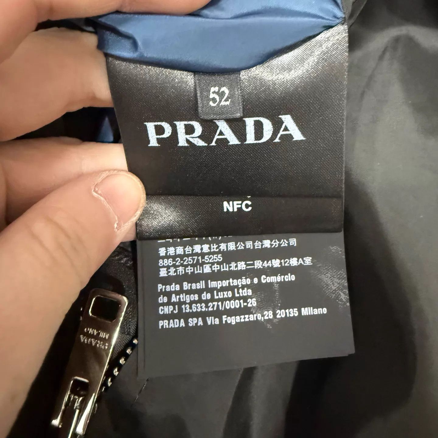 Prada Prada 26 NWT Double Sided Triangle Nylon Jacket 52 Size US L / EU 52-54 / 3 - 4 Thumbnail