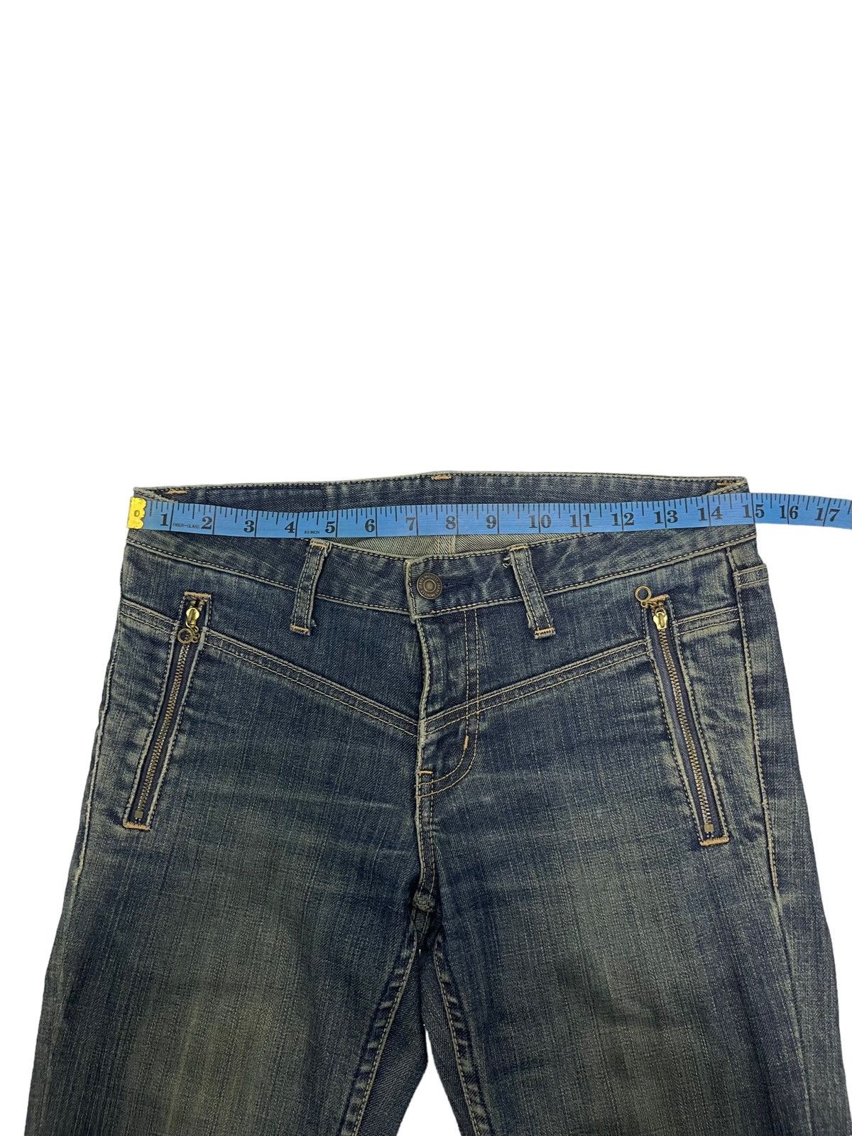 MOUSSY Vintage Moussy Zipper Denim Jeans ! Very Rare Design Size US 30 / EU 46 - 16 Thumbnail