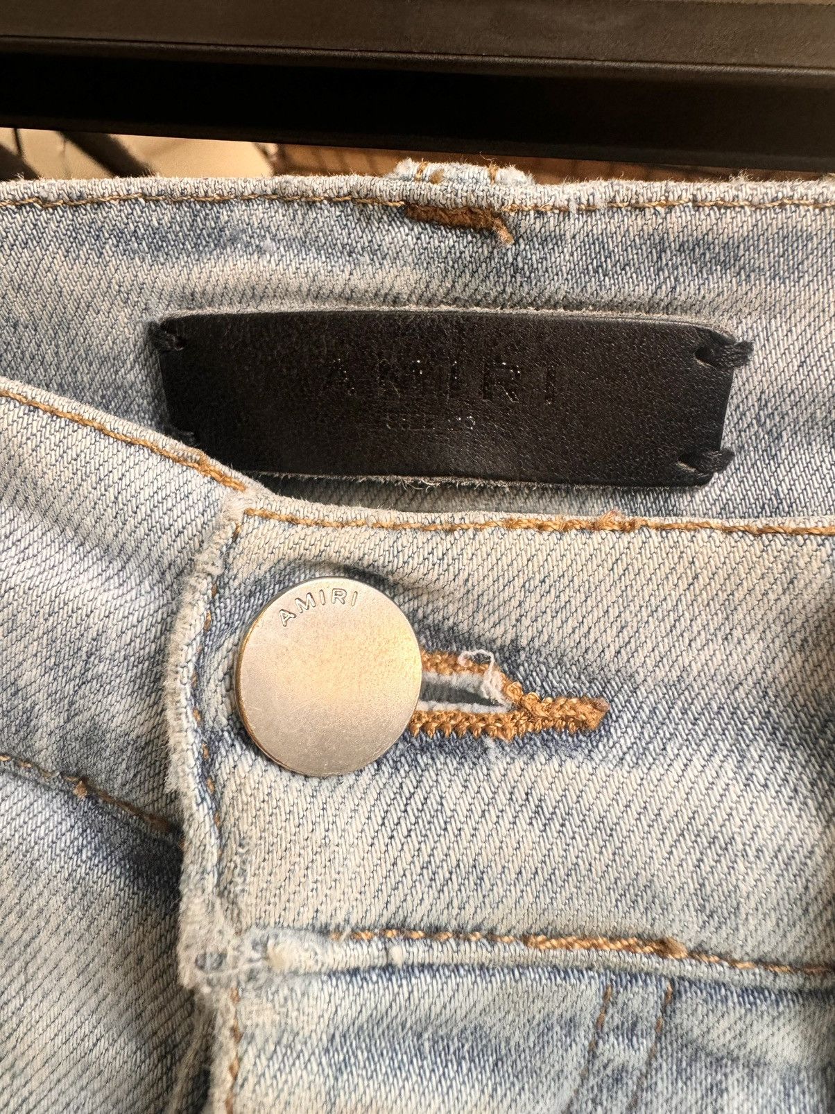 Amiri Amiri MX1 Sky Indigo ‘Tie Dye’ Size US 29 - 3 Thumbnail