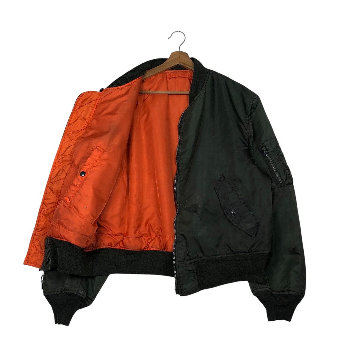 Alpha Industries 📌Vintage Reversible Bomber Jacket Ma-1 Alpha Industries Usa Size US XL / EU 56 / 4 - 12 Thumbnail