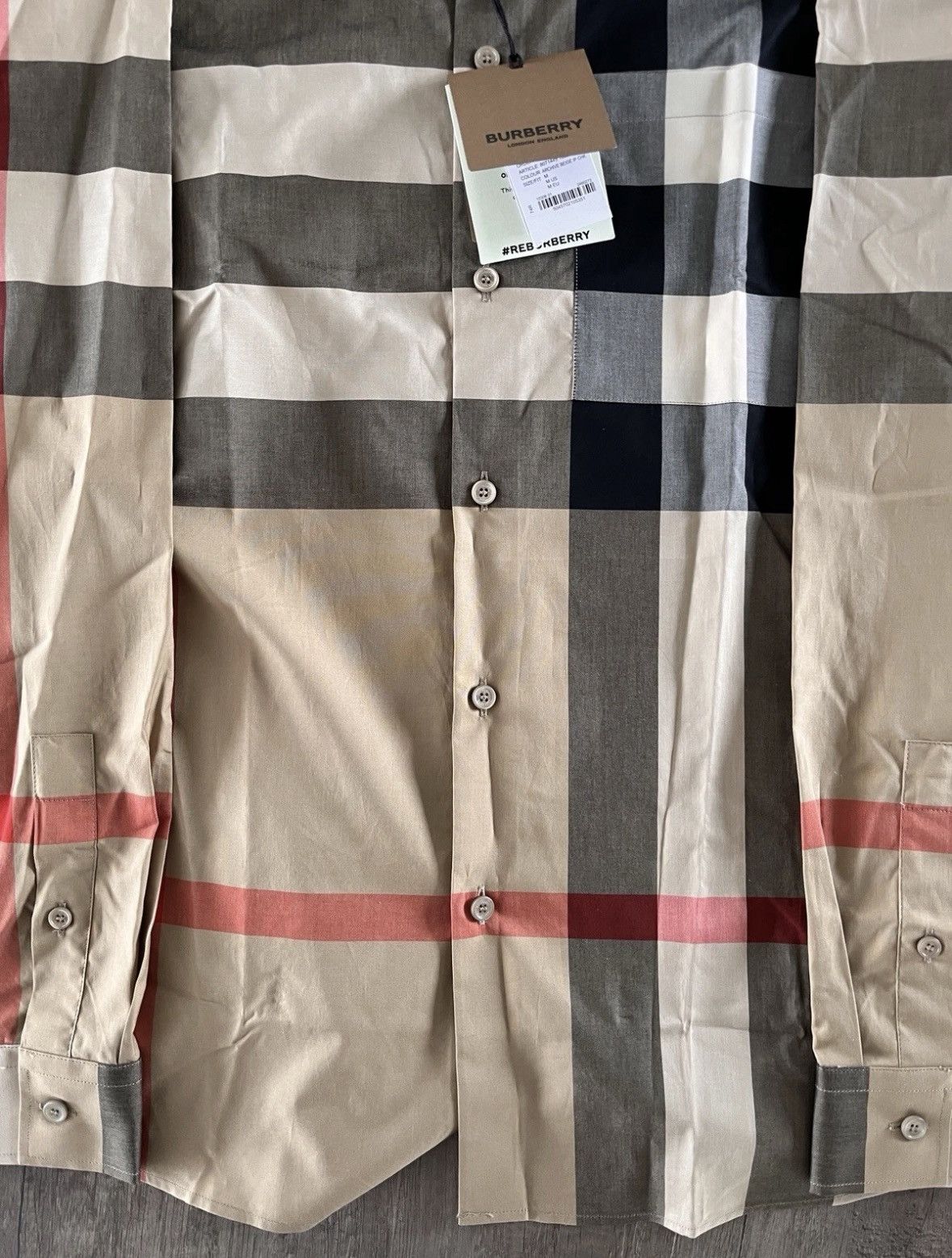 Burberry Burberry Checked Long Sleeve Shirt Size US M / EU 48-50 / 2 - 7 Thumbnail