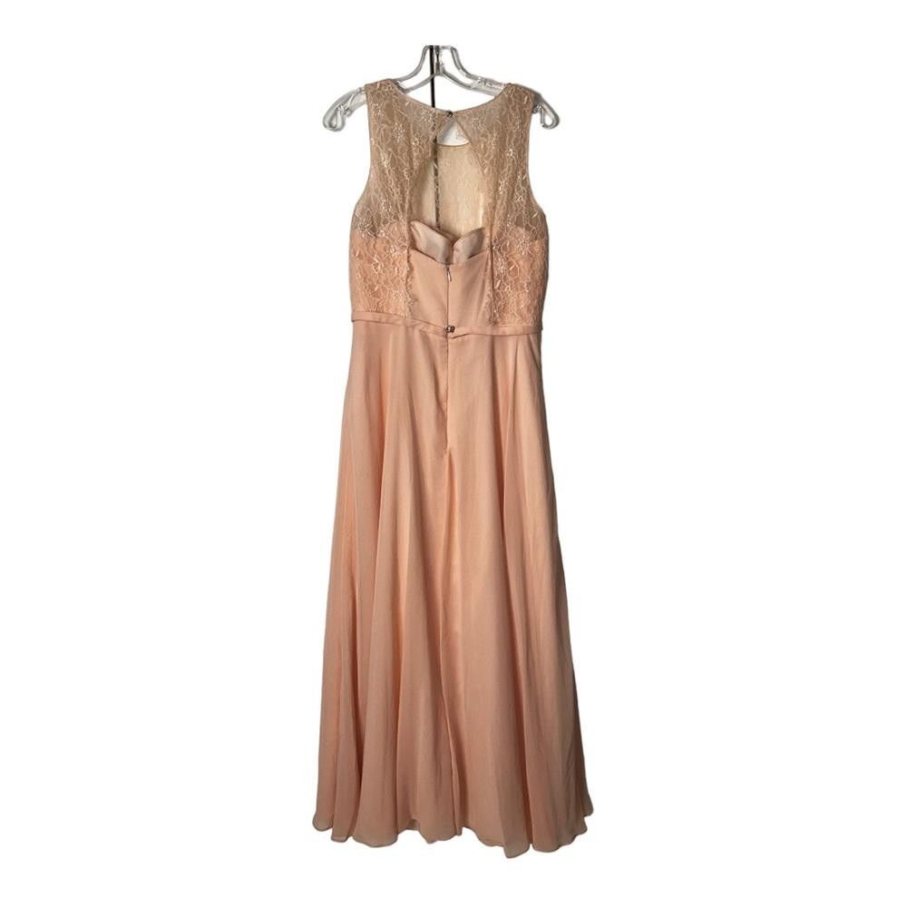 Designer Azazie l Blush Lace Bridesmaid Dress Size 8 Size M / US 6-8 / IT 42-44 - 3 Thumbnail