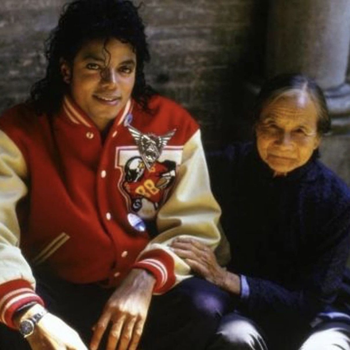 Van 1980's VAN JAC MICHEAL JACKSON bad tour VARSITY Size US M / EU 48-50 / 2 - 2 Thumbnail