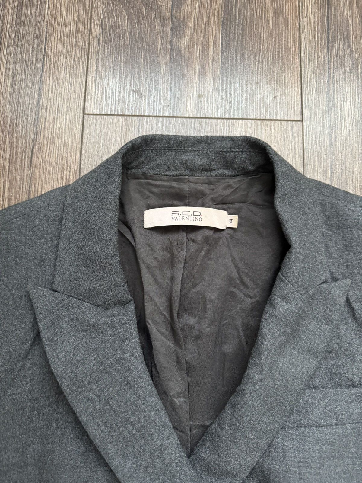 RED Valentino Red Valentino women’s dark grey blazer jacket Size M / US 6-8 / IT 42-44 - 3 Thumbnail