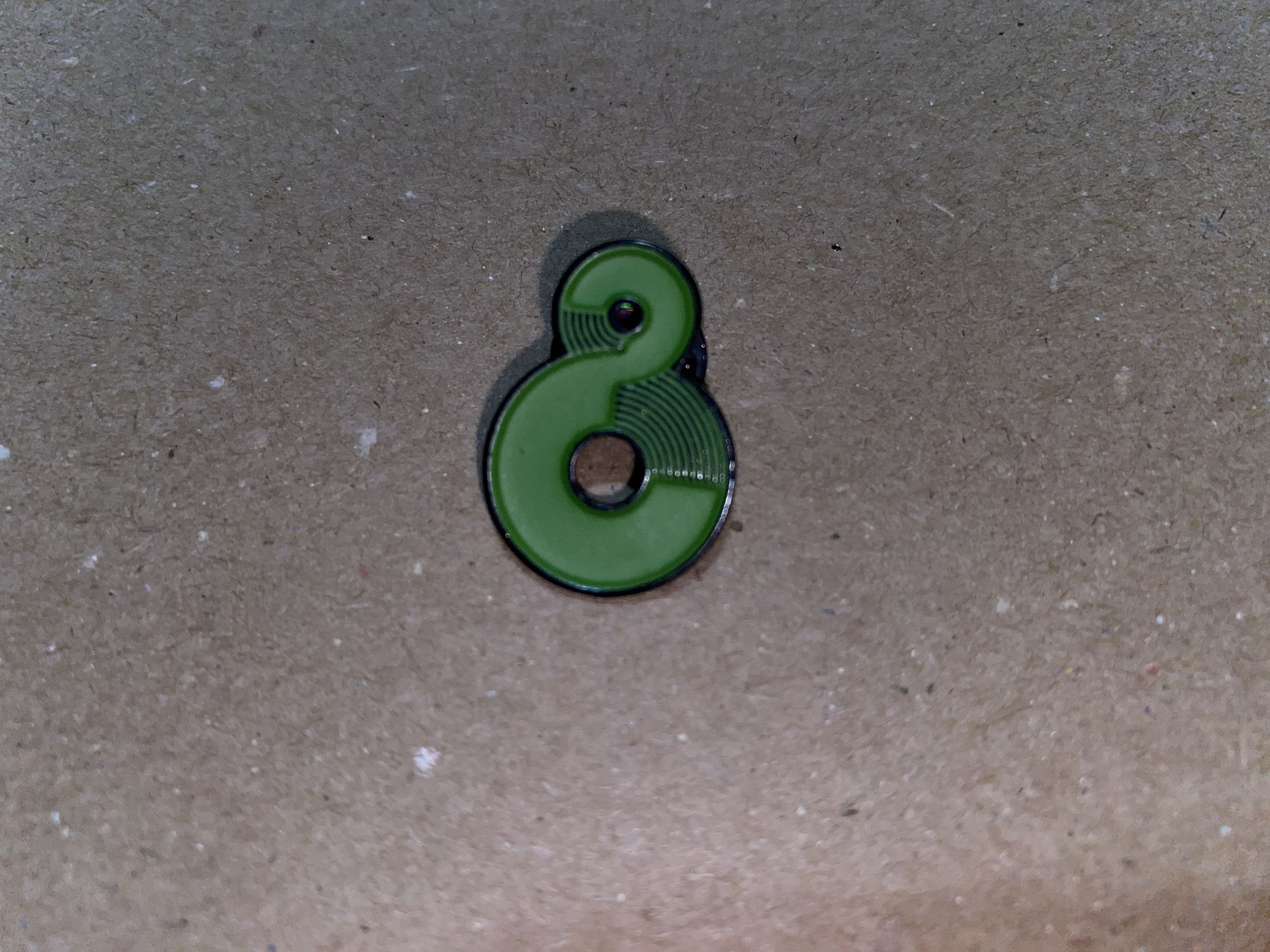 Other 8 eight logo style design enamel lapel pin hat jacket cloths Size ONE SIZE - 2 Thumbnail