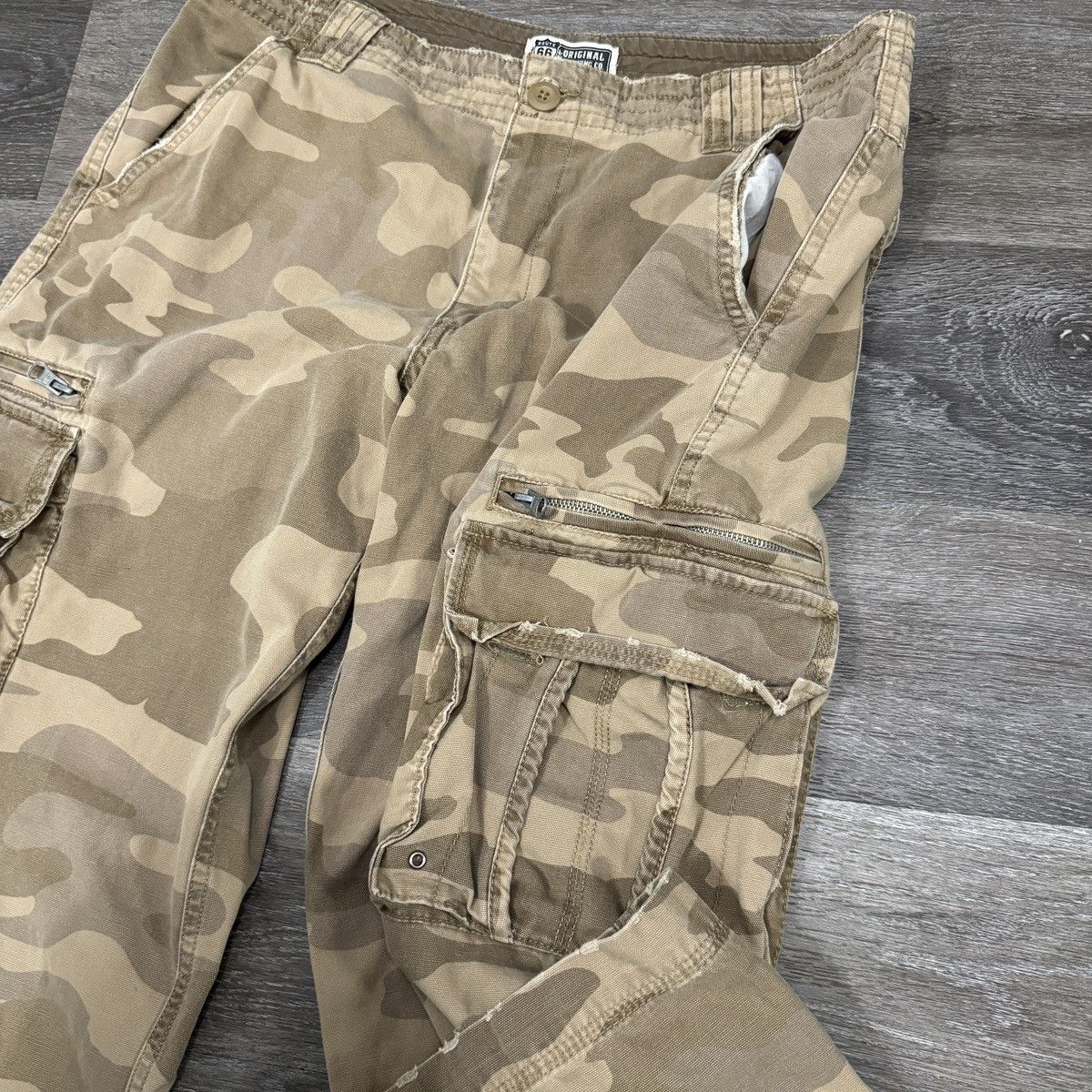 JNCO × Route 66 × Vintage Vintage y2k Route 66 baggy wide leg cargo skater pants Size US 34 / EU 50 - 4 Thumbnail