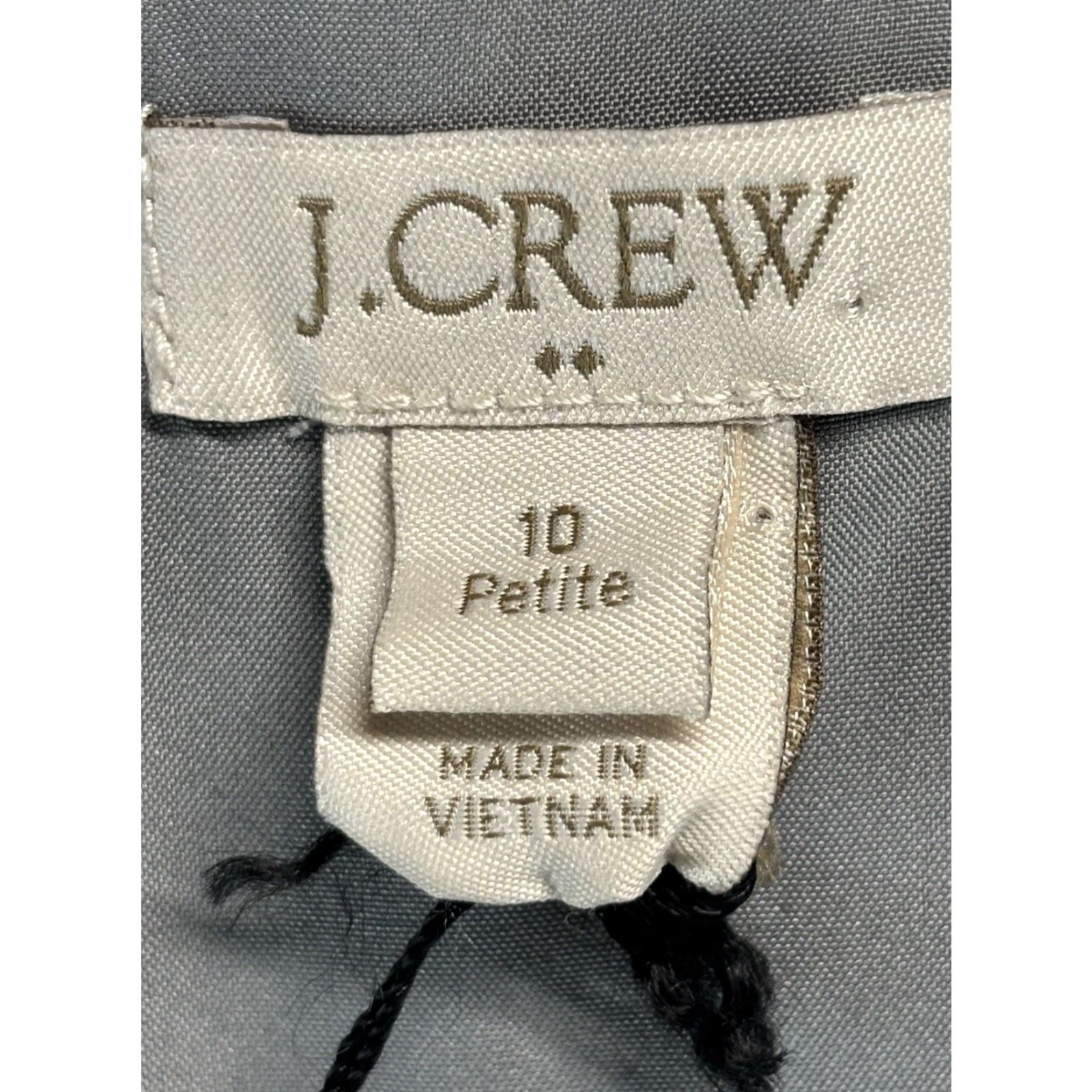 J.Crew NEW J.Crew Pencil Dress 10P Petite Gray Wool Blend Classic Womens Size L / US 10 / IT 46 - 7 Thumbnail