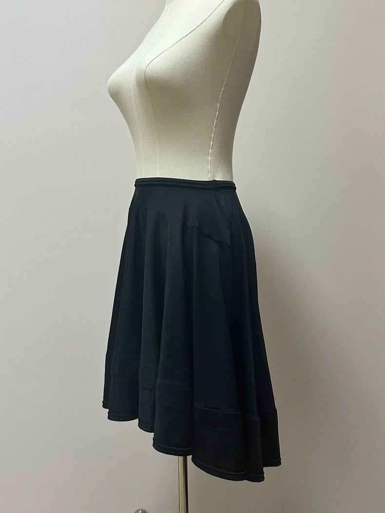 Comme des Garcons Comme des Garcons size XS Black pleated wavy lace irregula Size 23" - 1 Thumbnail