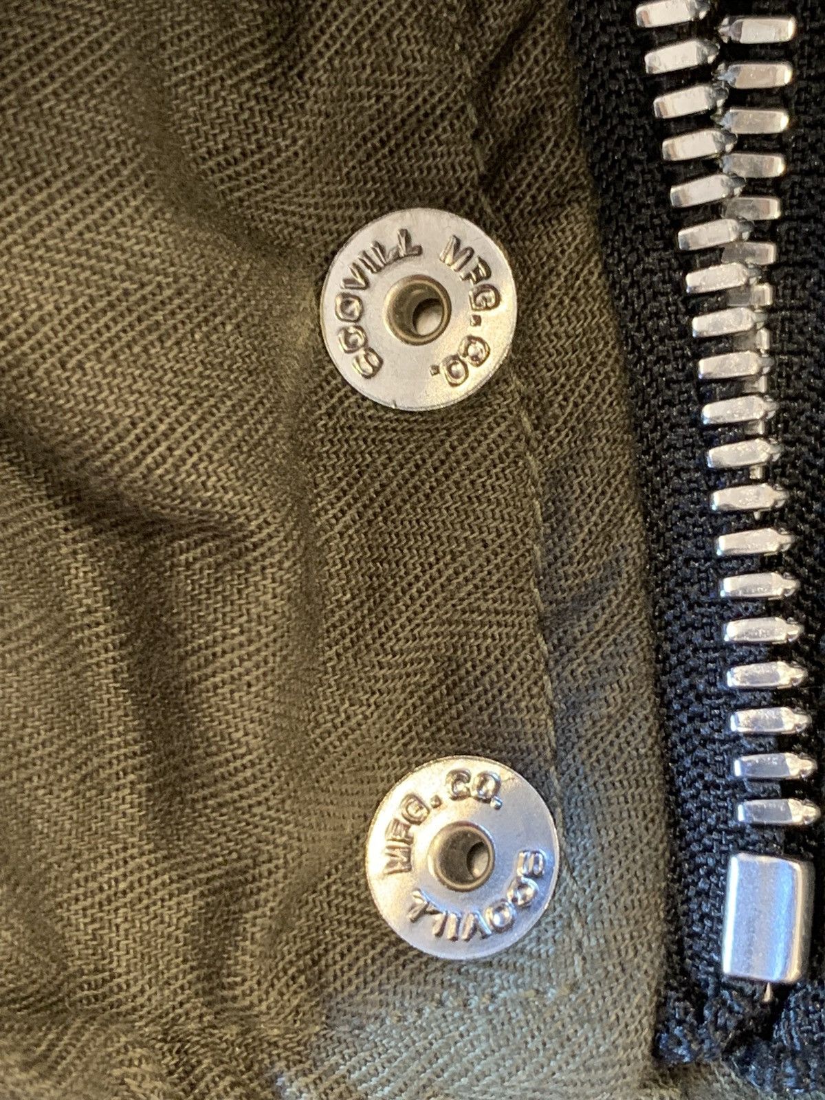 Chrome Hearts Military green canvas puffer vest Size US S / EU 44-46 / 1 - 11 Thumbnail