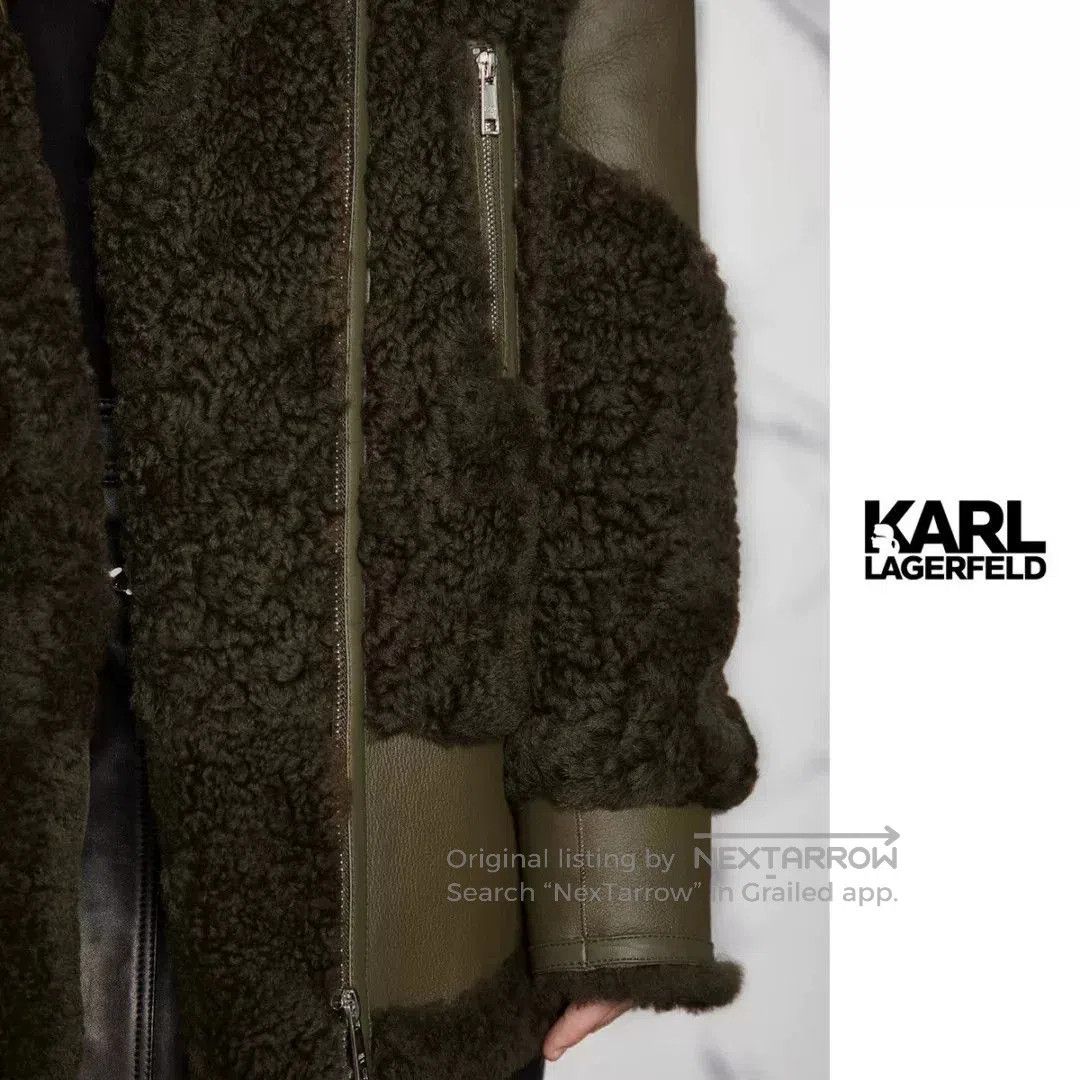 Karl Lagerfeld Karl Lagerfeld Classic Sheepskin Coat. Size M / US 6-8 / IT 42-44 - 5 Thumbnail