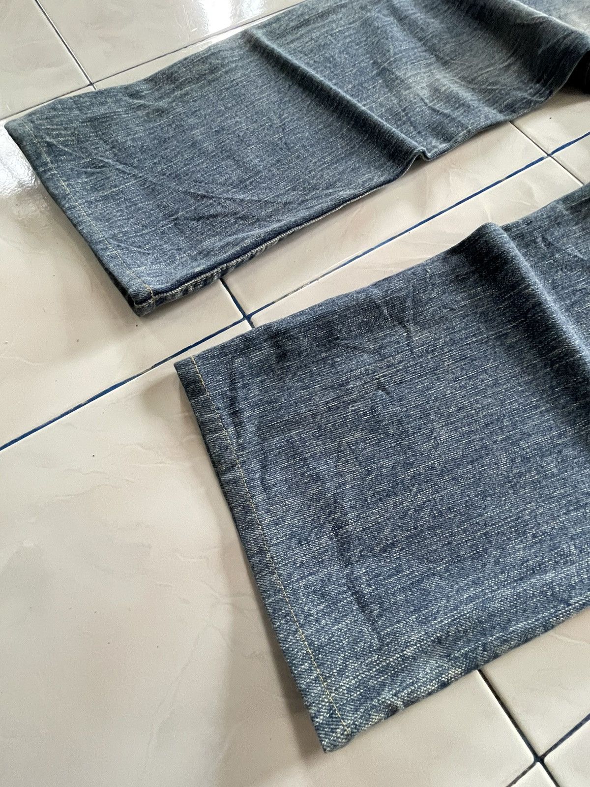 Edwin × Japanese Brand × Vintage Vintage Edwin 505 Z Baggy Loose Selvedge Jeans Rare Size US 30 / EU 46 - 14 Thumbnail