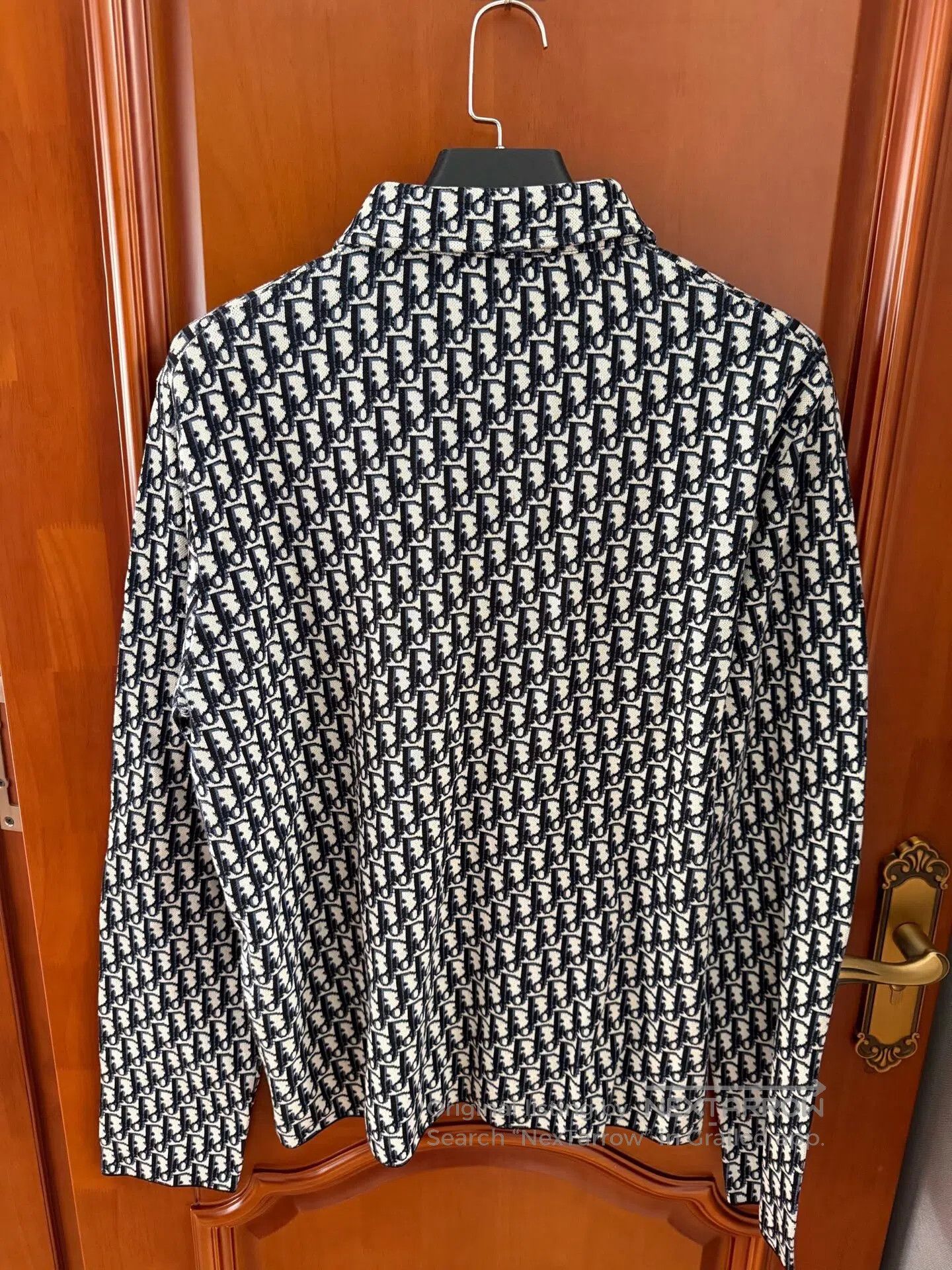 Dior Dior Full Logo Printed Cotton Long Sleeve Shirt Jacket| Size US XL / EU 56 / 4 - 2 Thumbnail