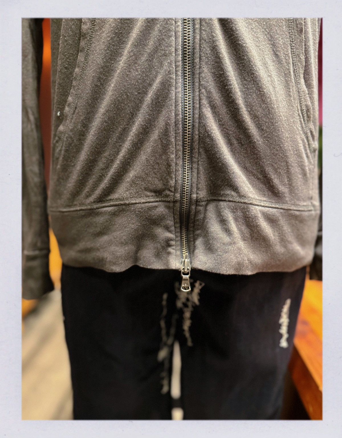 John Varvatos John Varvatos “PEACE” Zip-Up Hoodie – Charcoal Gray Size US M / EU 48-50 / 2 - 4 Thumbnail