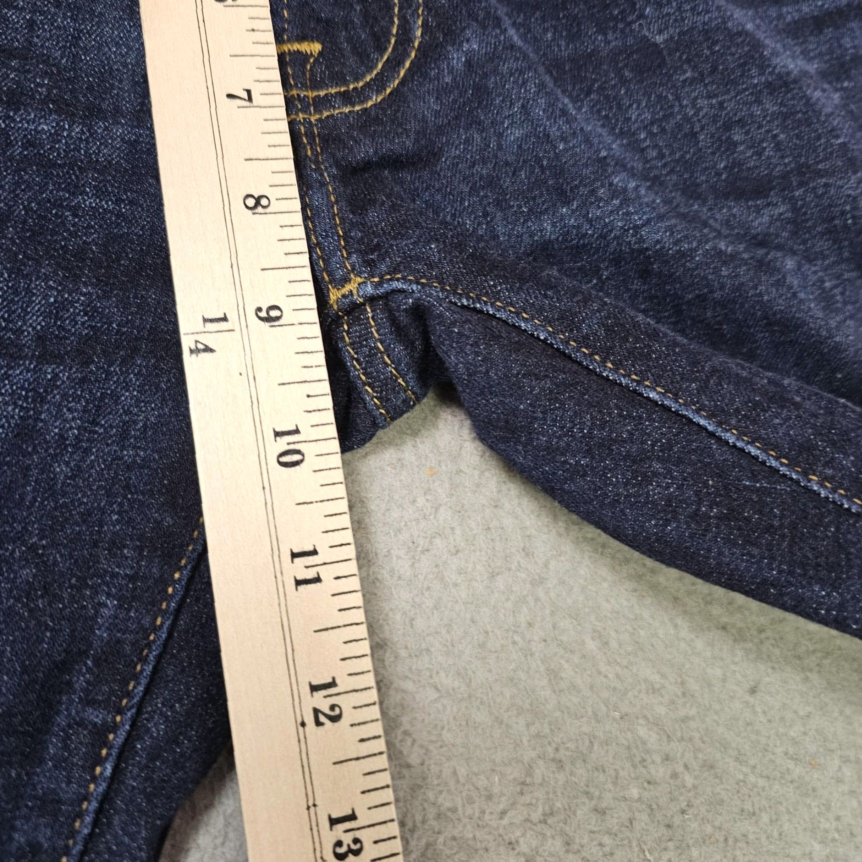 Abercrombie & Fitch Abercrombie & Fitch Langdon Skinny Jeans Mens 30x30 Dark Wash Stretch Denim Product Keywords? Size US 30 / EU 46 - 4 Thumbnail