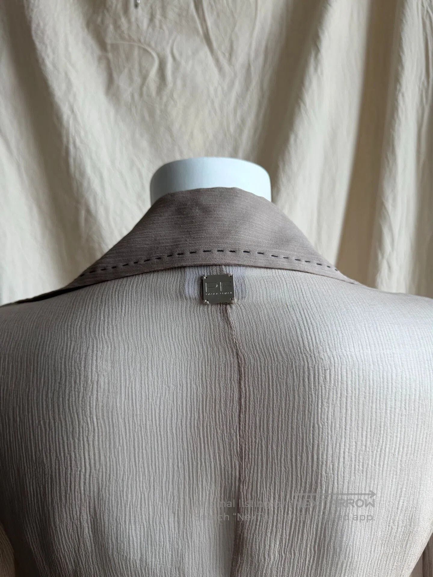 Other PAOLAFRANI Silk Sheer Large Neck Shirt. Size M / US 6-8 / IT 42-44 - 7 Thumbnail