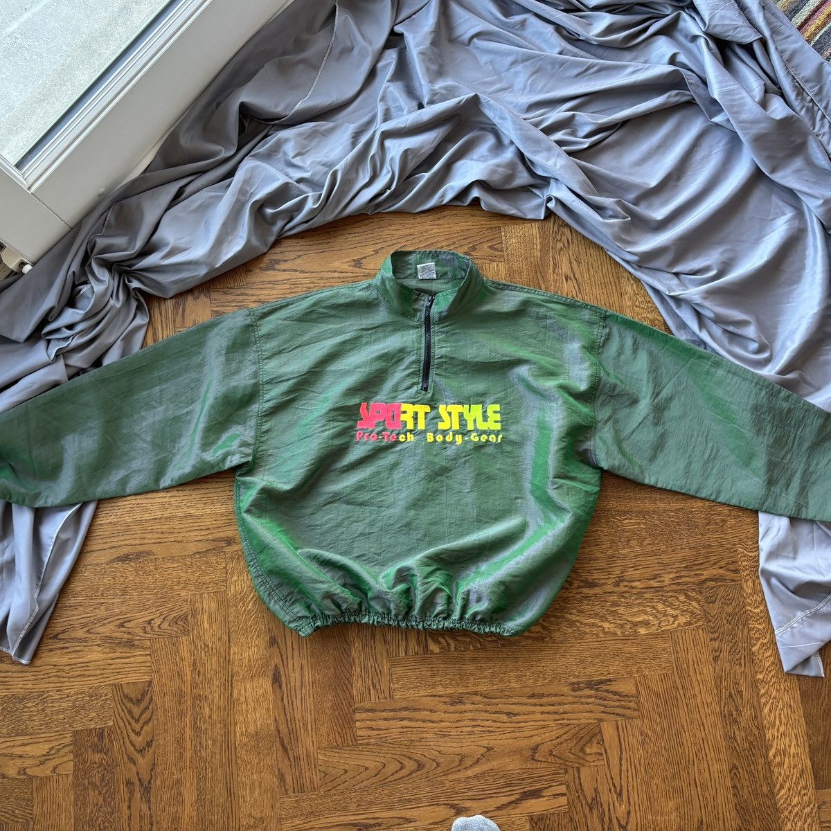 Vintage Vintage Surf Style Tracksuit 1980s Two Piece Jacket & Pants Size US L / EU 52-54 / 3 - 14 Thumbnail