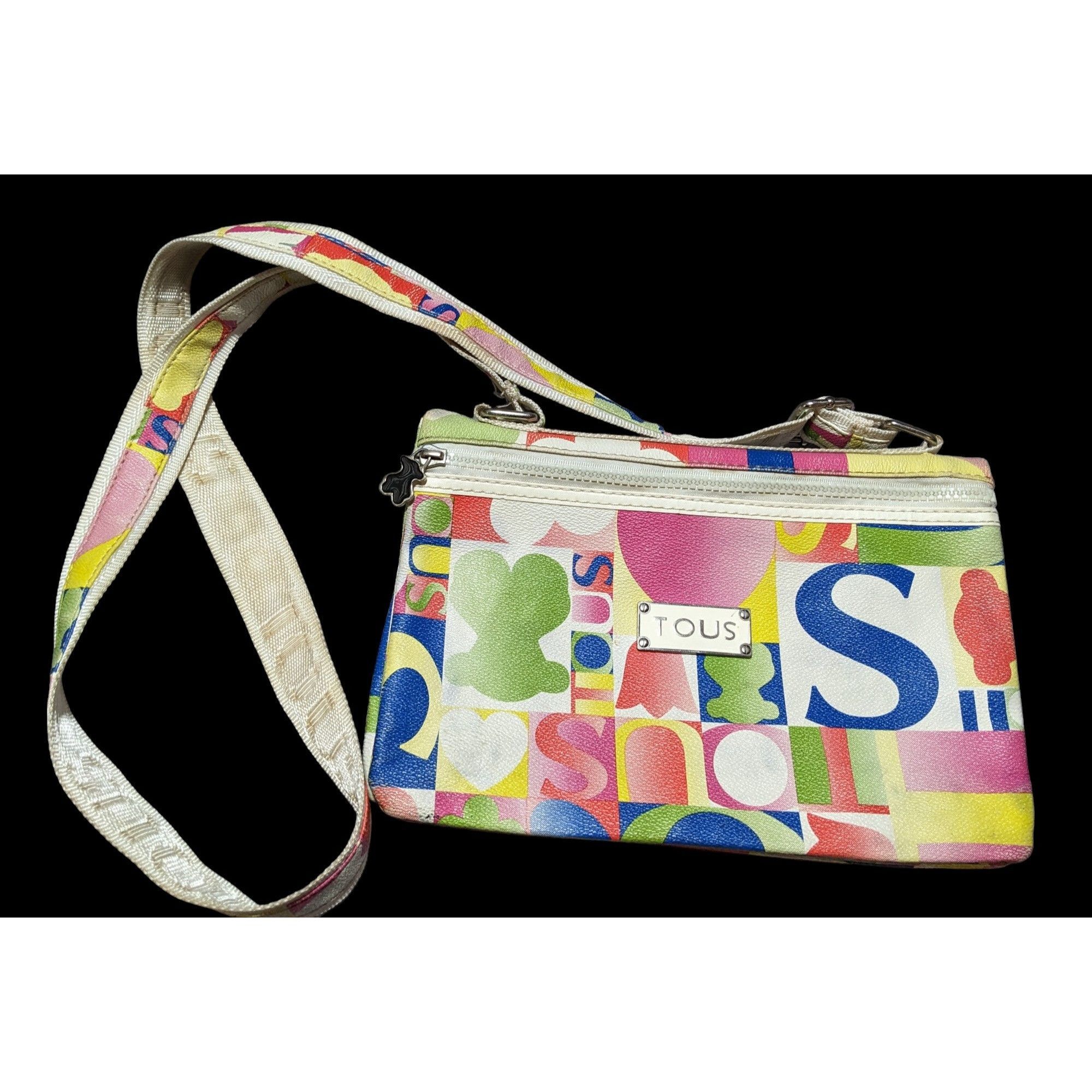 TOUS Tous Fold Over Zip Rainbow Crossbody Bag Size ONE SIZE - 1 Thumbnail