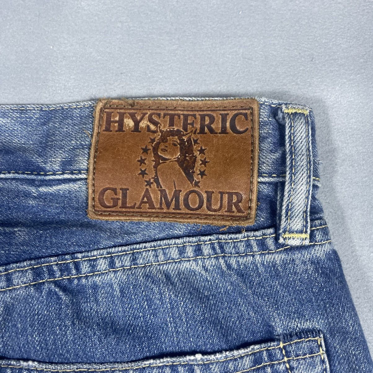 Hysteric Glamour processing straight denim pants indigo blue series Size US 29 - 14 Thumbnail