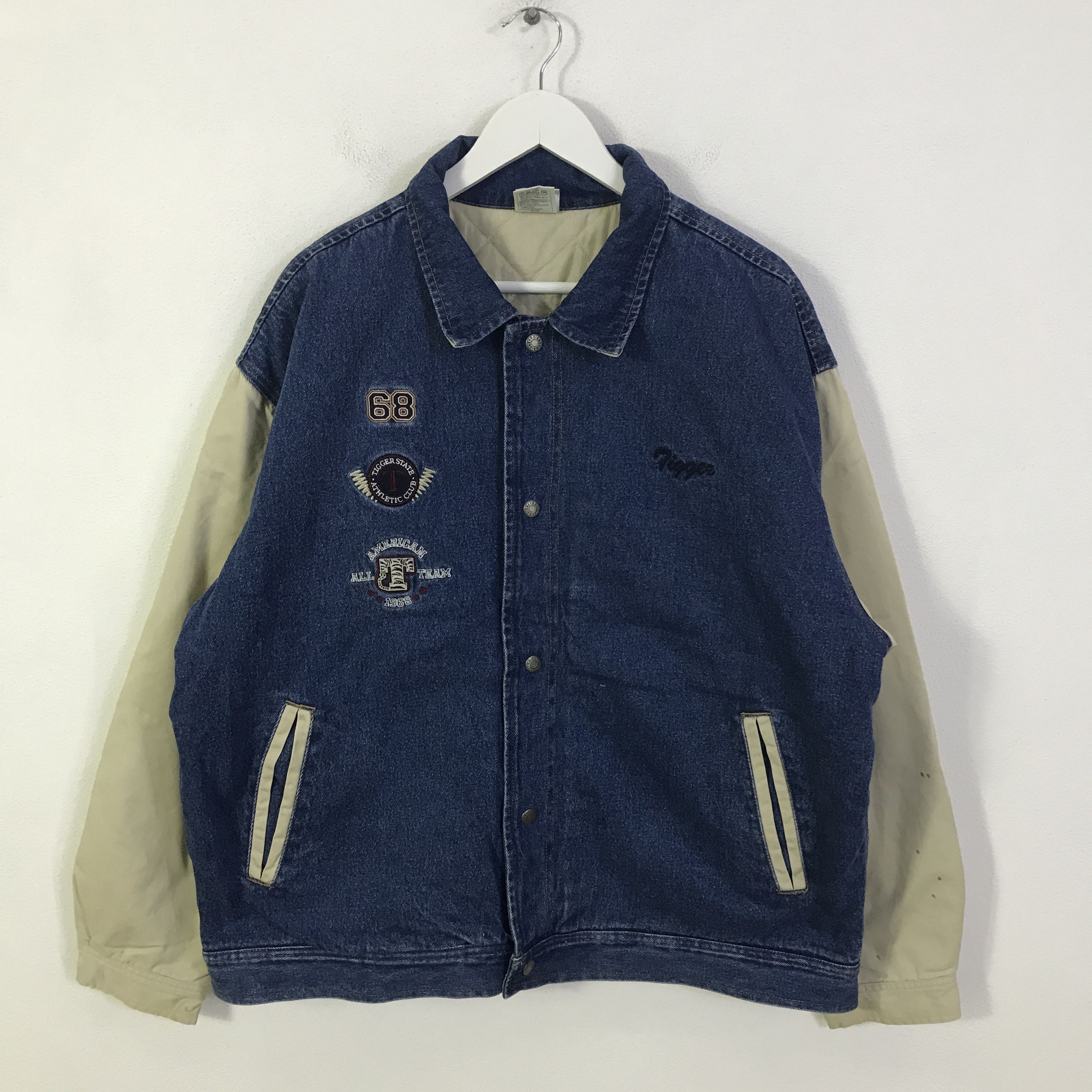 Disney Vtg tigger state athletic club Disney jacket K121B14 Size US L / EU 52-54 / 3 - 3 Thumbnail