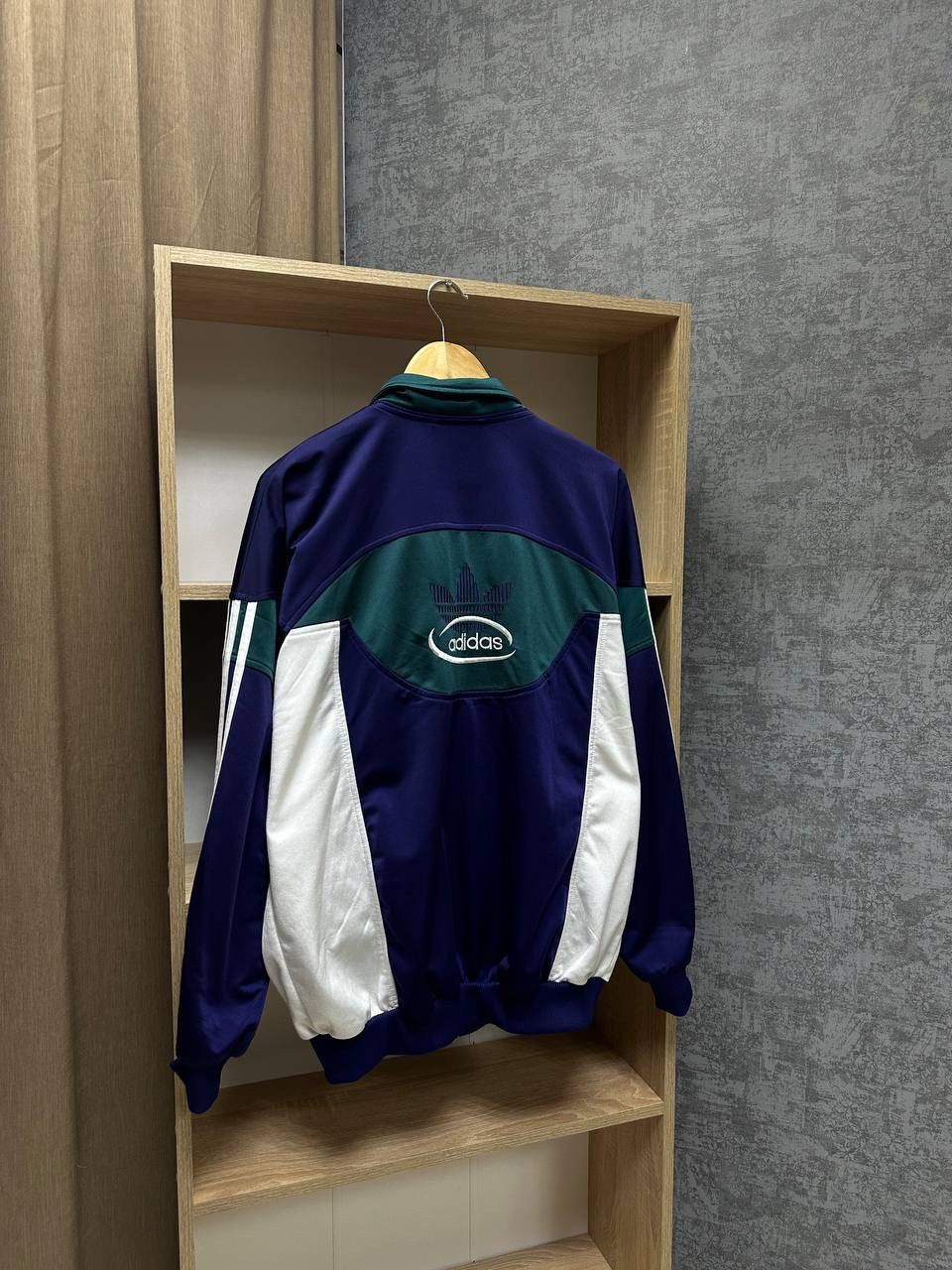Adidas × Vintage Vintage Adidas Sportswear Big Logo Zip Hoodie Size US M / EU 48-50 / 2 - 9 Thumbnail