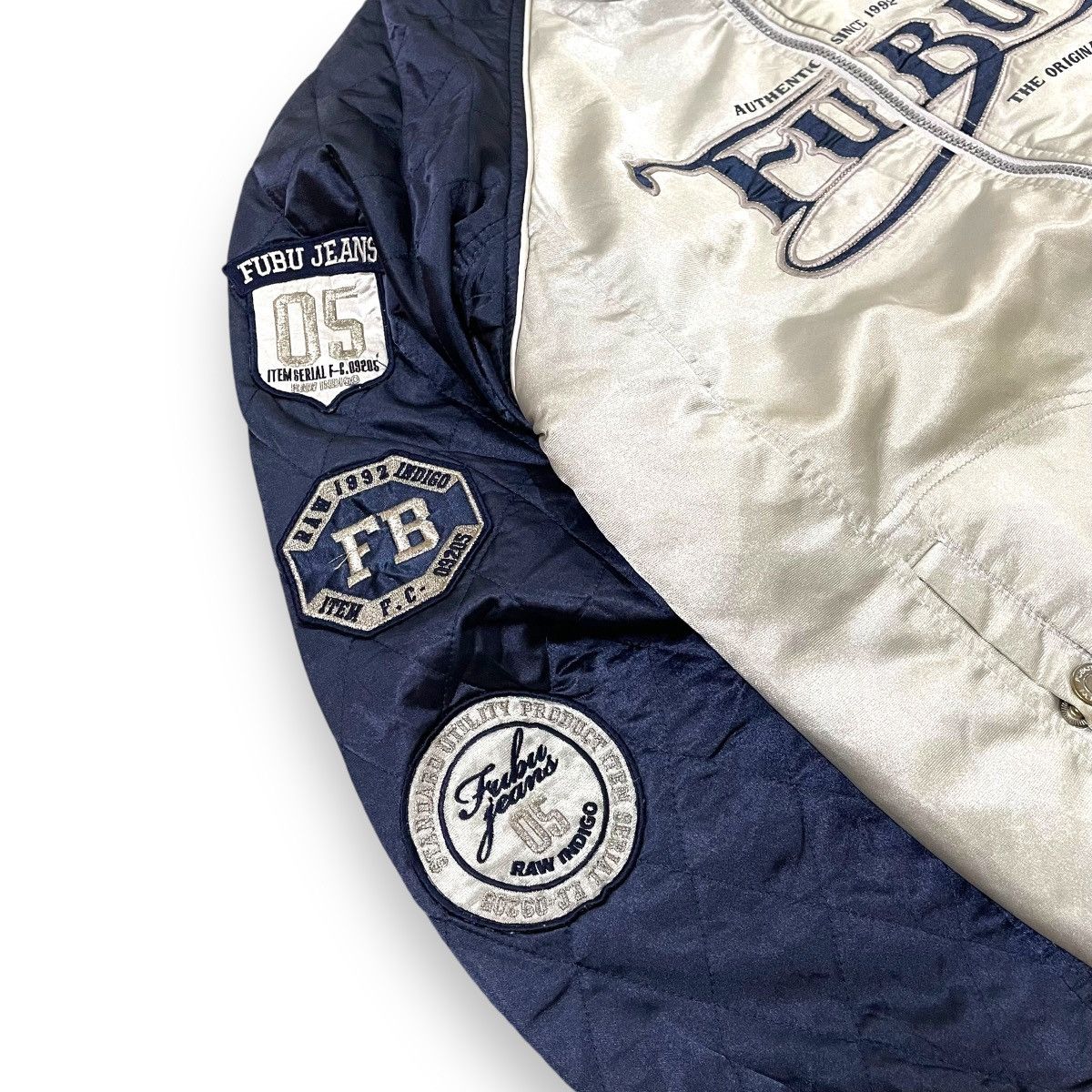 Fubu Fubu Jeans Bomber Jacket Vintage Size US L / EU 52-54 / 3 - 5 Thumbnail