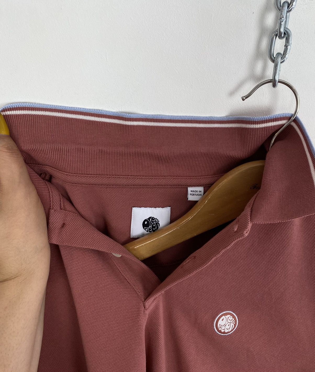 Pretty Green Pretty Green Short Sleeve Polo Shirt Men’s Size S Dusty Pink Size US S / EU 44-46 / 1 - 8 Thumbnail