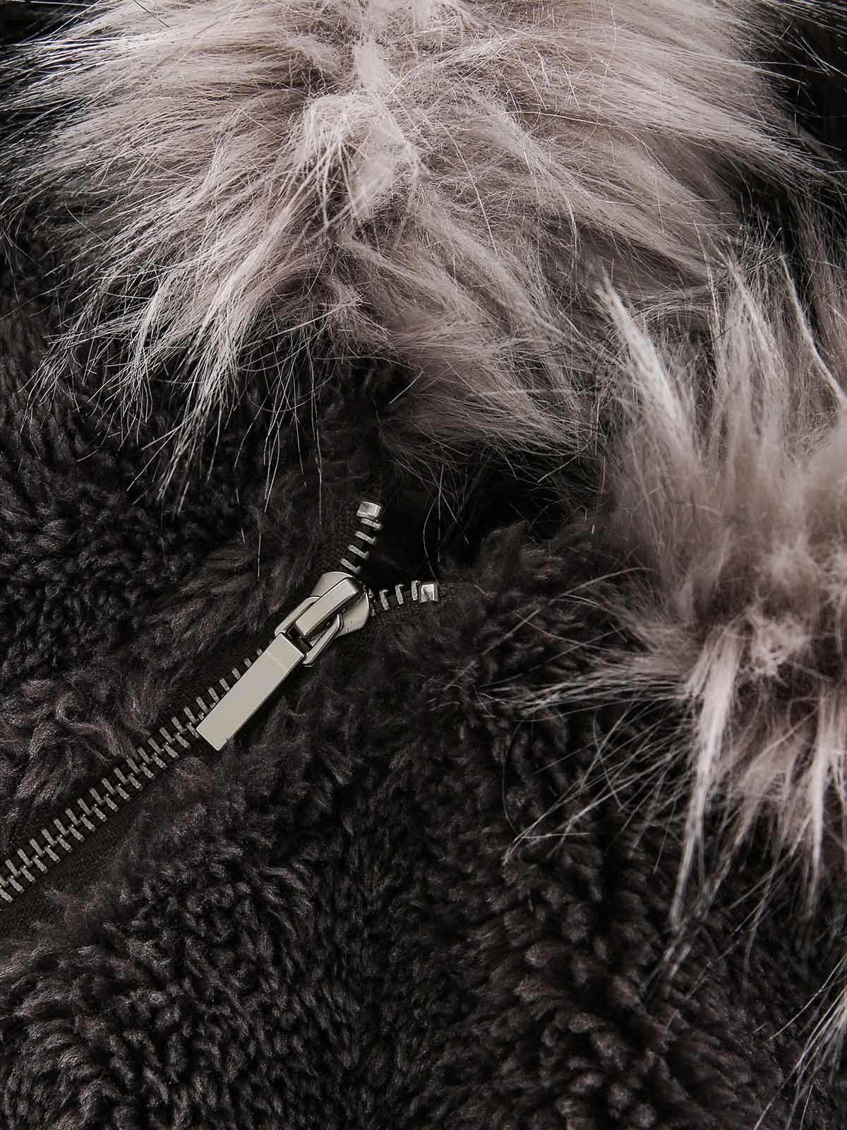 Japanese Brand Faux Fur Hooded Fleece Jacket, Cozy Winter Outerwear Size US M / EU 48-50 / 2 - 11 Thumbnail