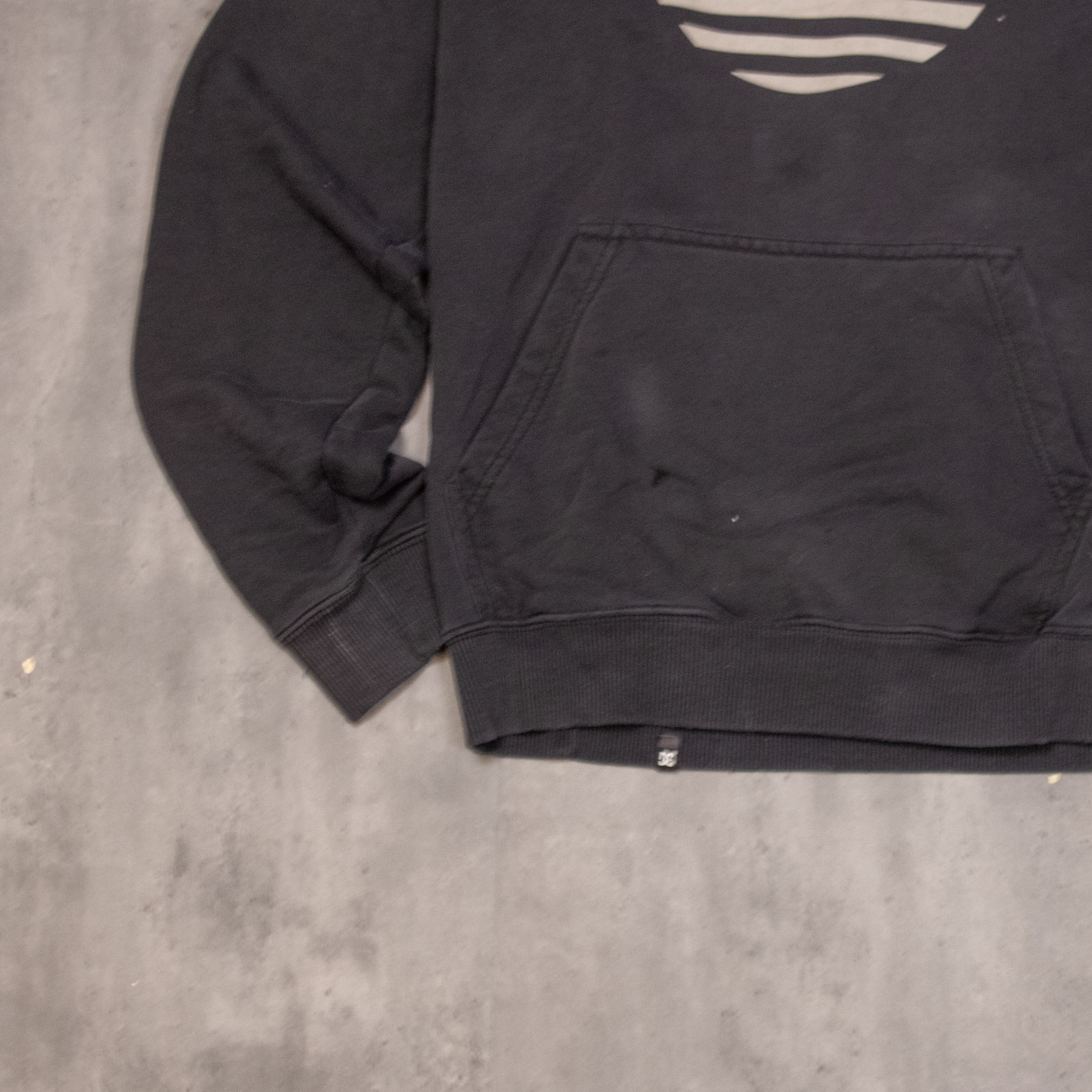 DC Y2K 2000's 00's DC SHoes Oversize Baggy Black Hoodie Size US L / EU 52-54 / 3 - 4 Thumbnail