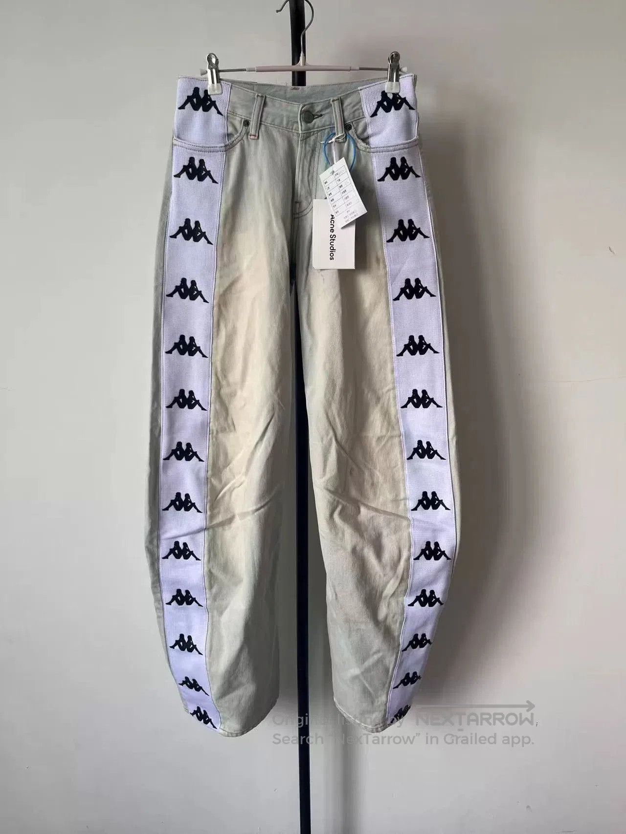 Acne Studios Acne Studios Kappa collaboration loose straight-leg jeans. Size US 32 / EU 48 - 1 Thumbnail