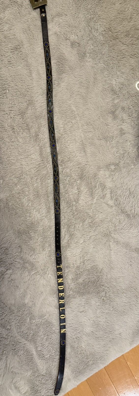 Vintage Very Rare Vintage Tenderloin Studded Belt with Crown Buckle Size 32 - 4 Thumbnail