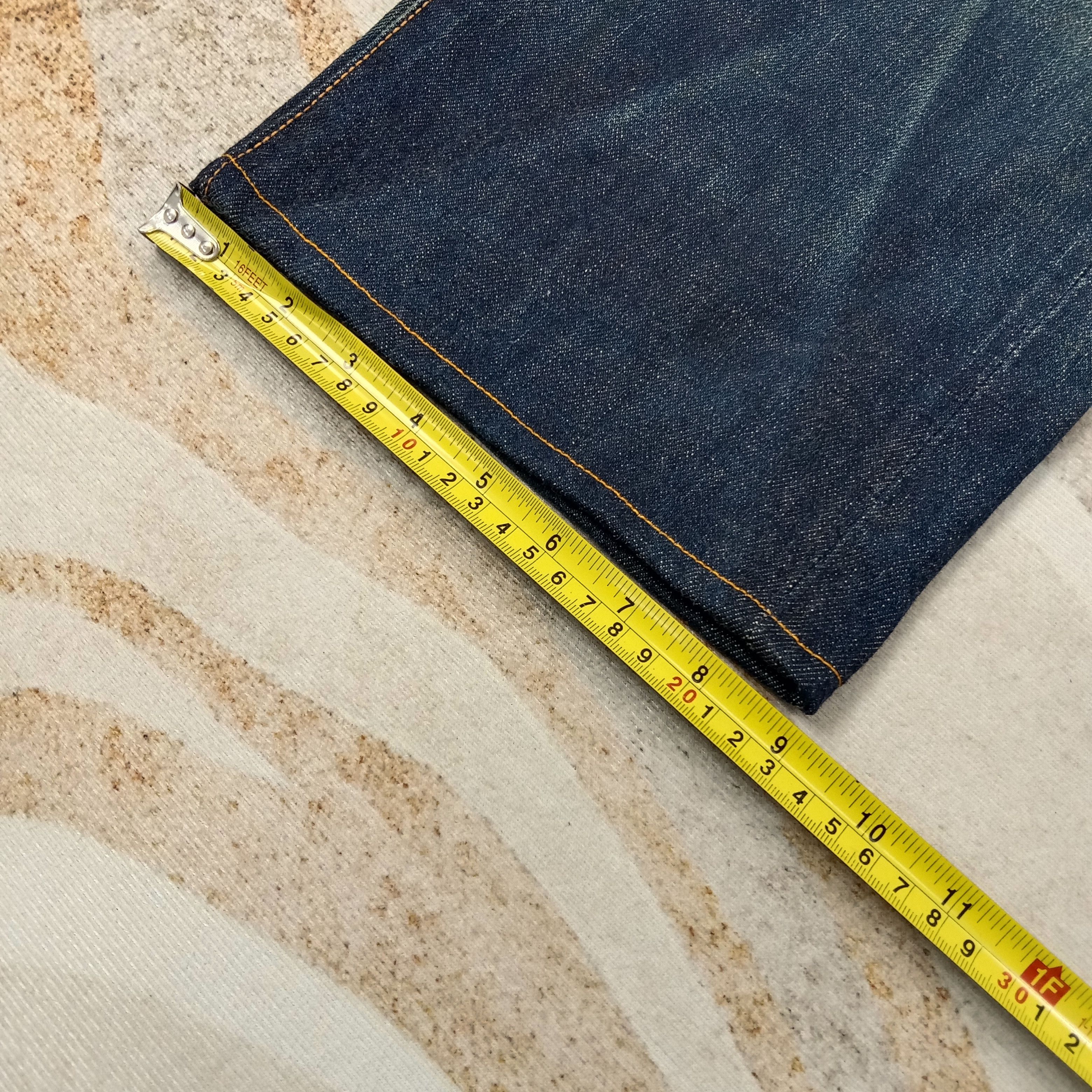 Evisu Evis Selvedge Japanese Daicock Custom Denim Jeans C258N21 Size US 29 - 16 Thumbnail
