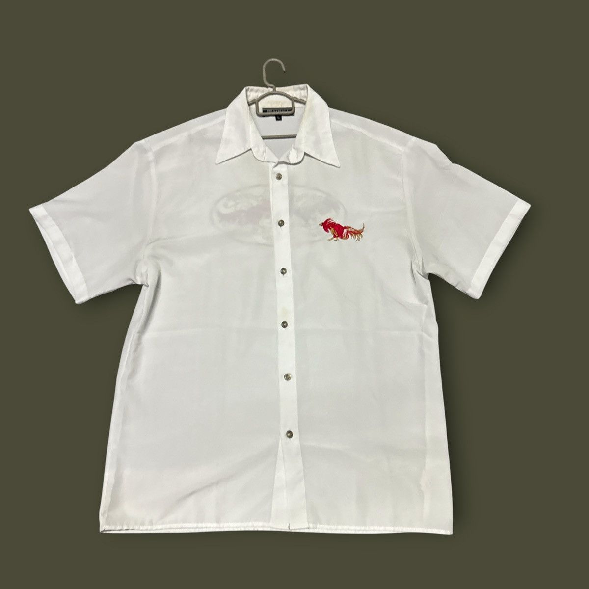 Vintage Vintage Cock Fighting Shirt Size US L / EU 52-54 / 3 - 1 Thumbnail