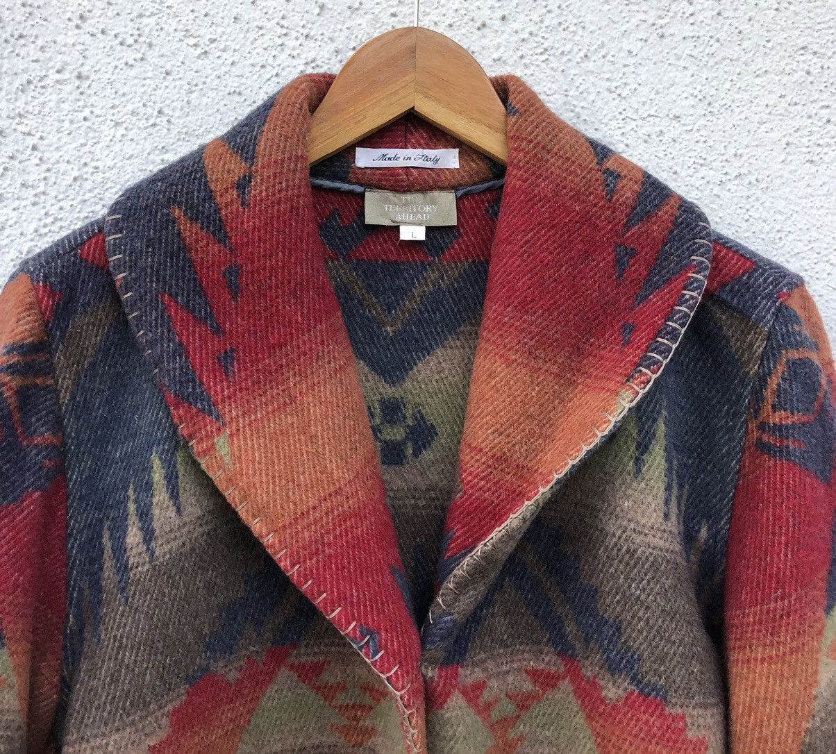 The Territory Ahead The Territory Ahead Barn Aztec Southwestern Wool Chore Coat Size US M / EU 48-50 / 2 - 13 Thumbnail
