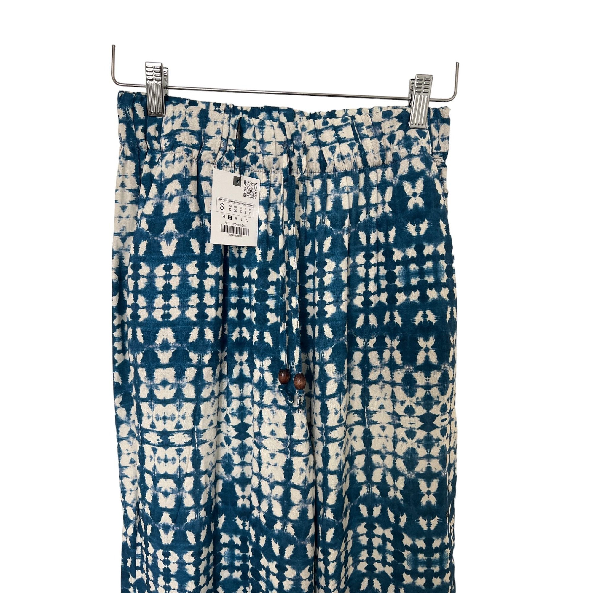 Zara Zara Printed Flowy Pants Size 27" / US 4 / IT 40 - 4 Thumbnail