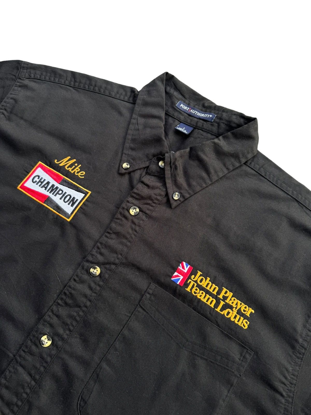 Japanese Brand Vintage John Player Team Lotus Work Shirt Size US XL / EU 56 / 4 - 3 Thumbnail