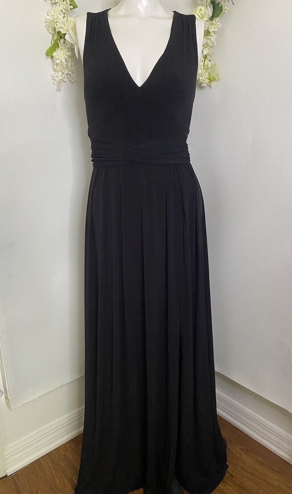knee length dresses for ladies BCBG MAXAZRIA Black Long Dress