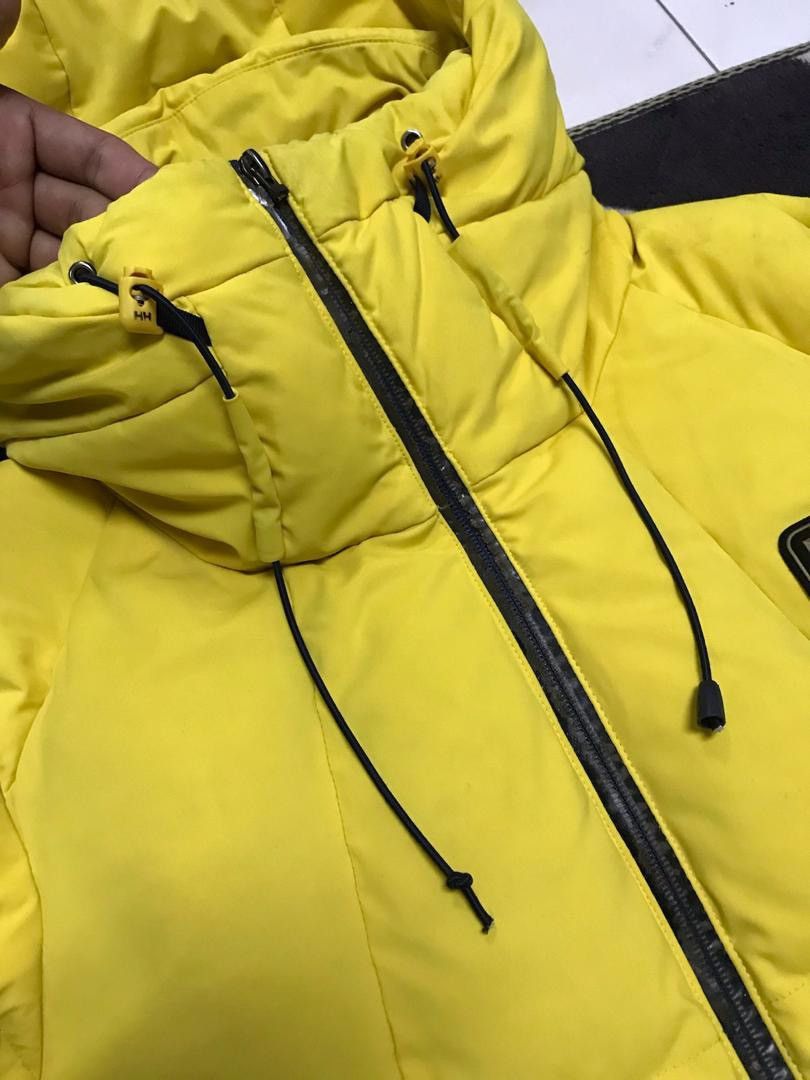 Helly Hansen × Vintage STEAL💥Helly Hansen Duck Down Yellow Puffer Jacket Size US M / EU 48-50 / 2 - 6 Thumbnail