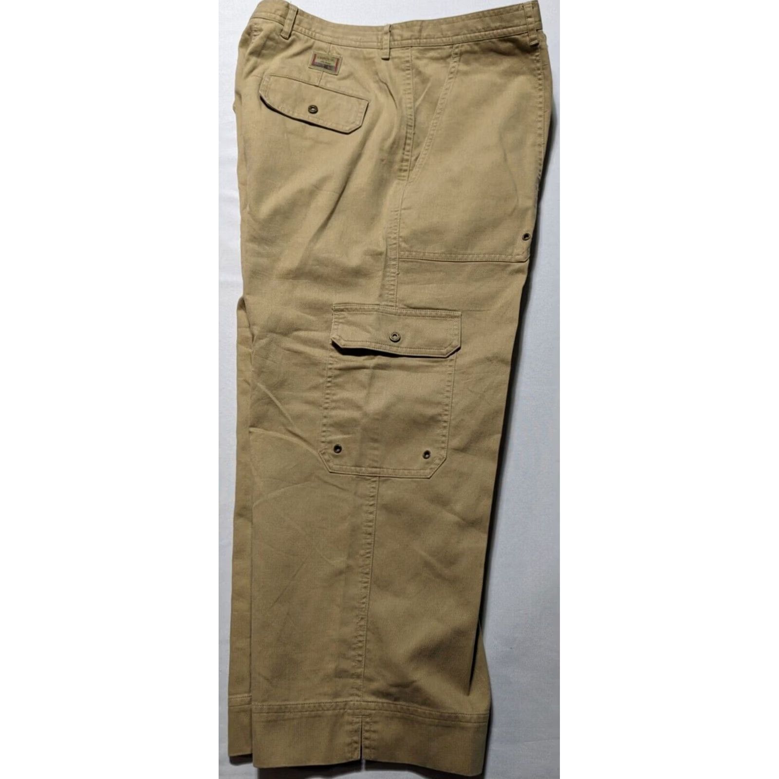 Ralph Lauren VTG LAUREN RALPH LAUREN Safari Women 12 Khaki Cotton Cropped Cargo Hunting Pants Size 34" / US 12 / IT 48 - 7 Thumbnail