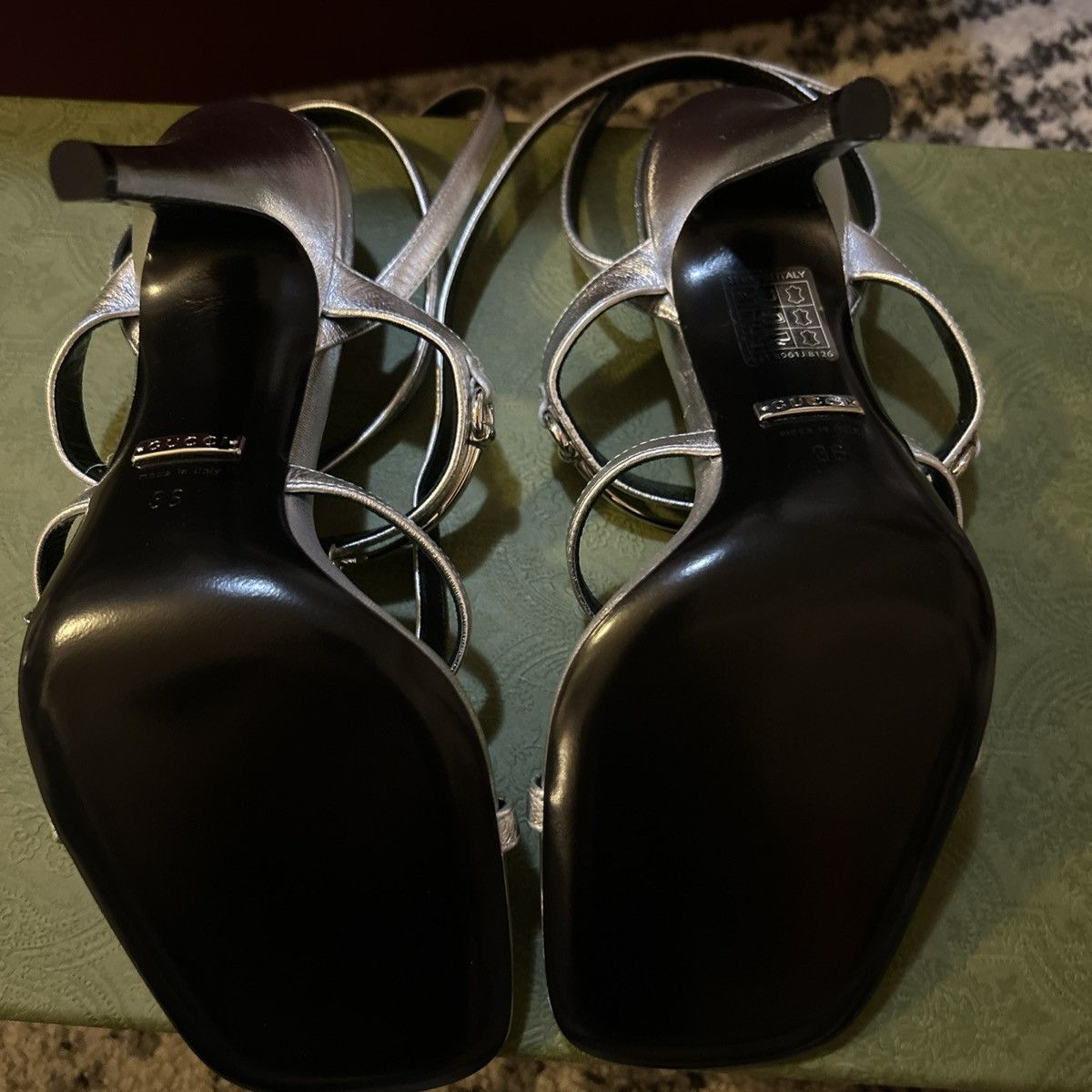 Gucci Gucci Roman Slim Horsebit Wdivine 105 Sandal Size US 6.5 / IT 36.5 - 7 Thumbnail