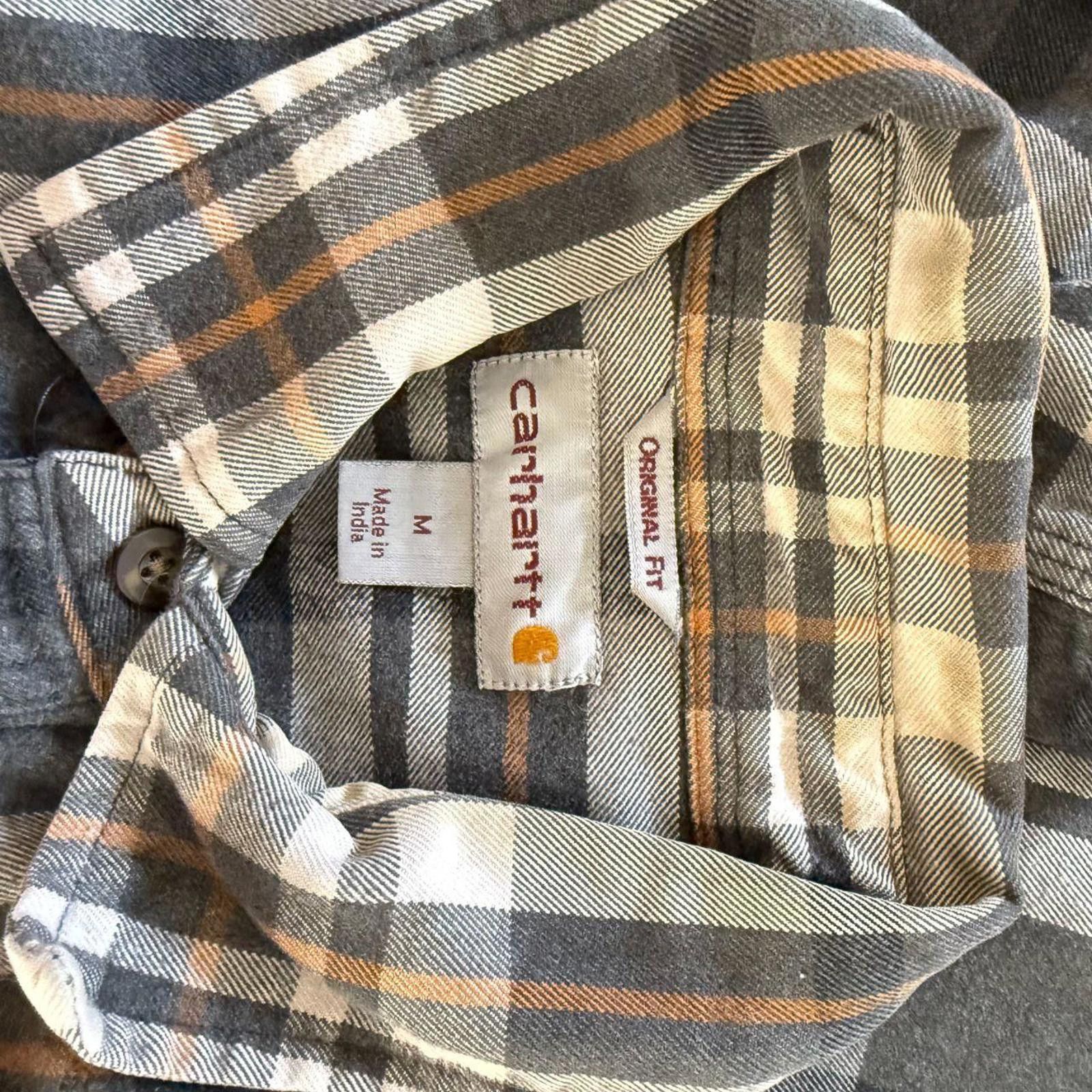 Carhartt Carhartt Shirt Men's M Grey Plaid Size US M / EU 48-50 / 2 - 6 Thumbnail