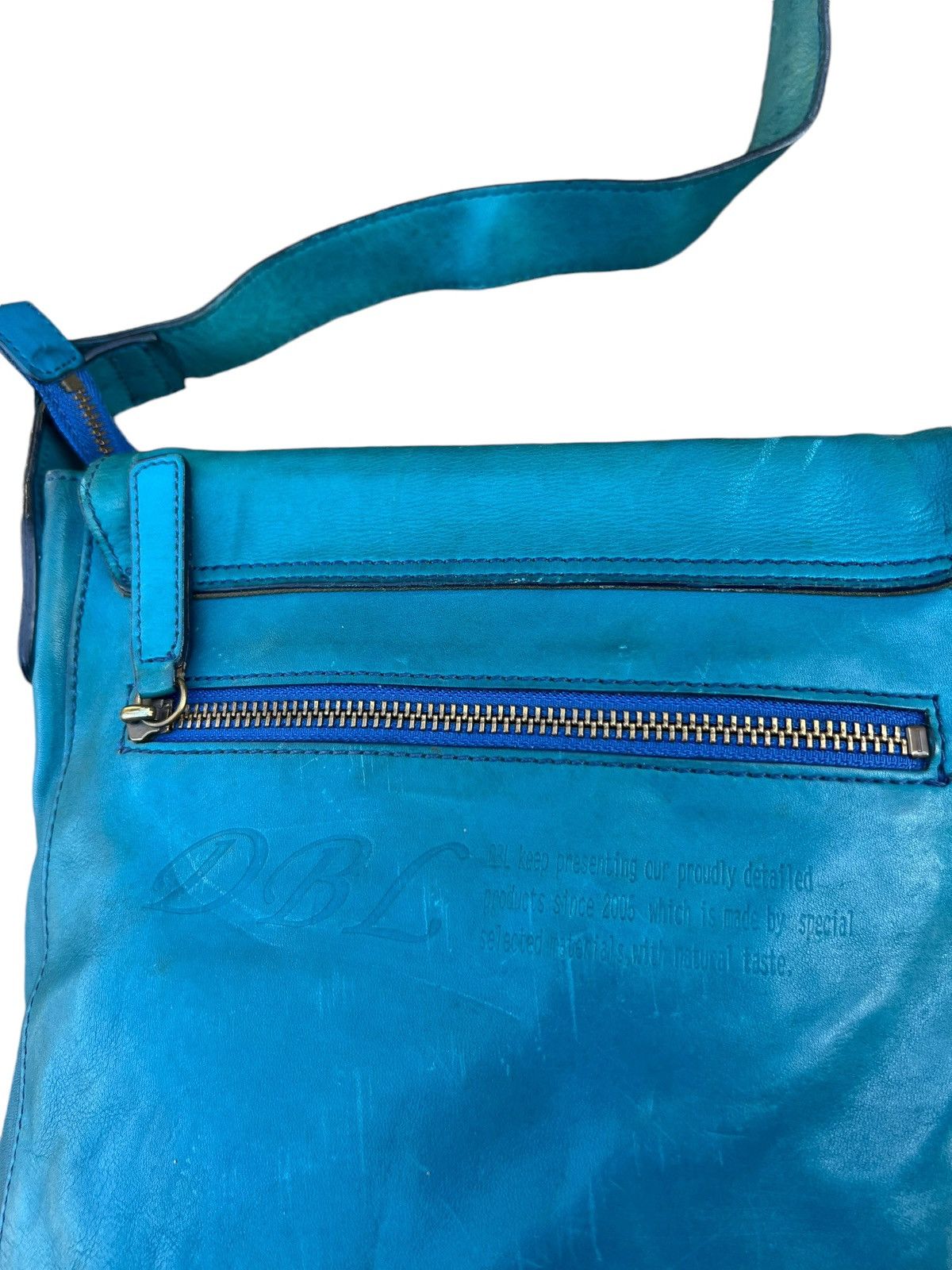 Leather Vintage Dakota Japan Black Label Faded Patina Leather Bag Size ONE SIZE - 11 Thumbnail