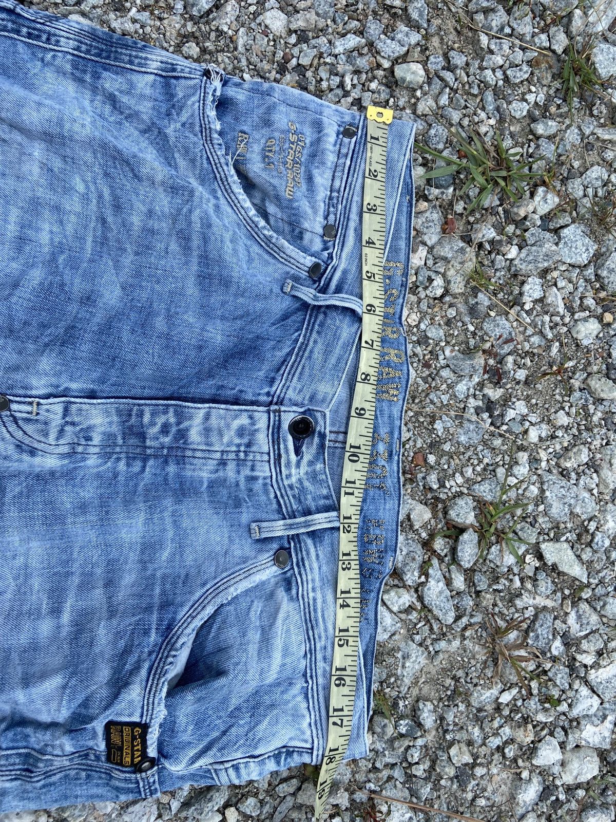 G-Star × Vintage Vintage Distress G Star Raw Denim Size US 35 - 7 Thumbnail