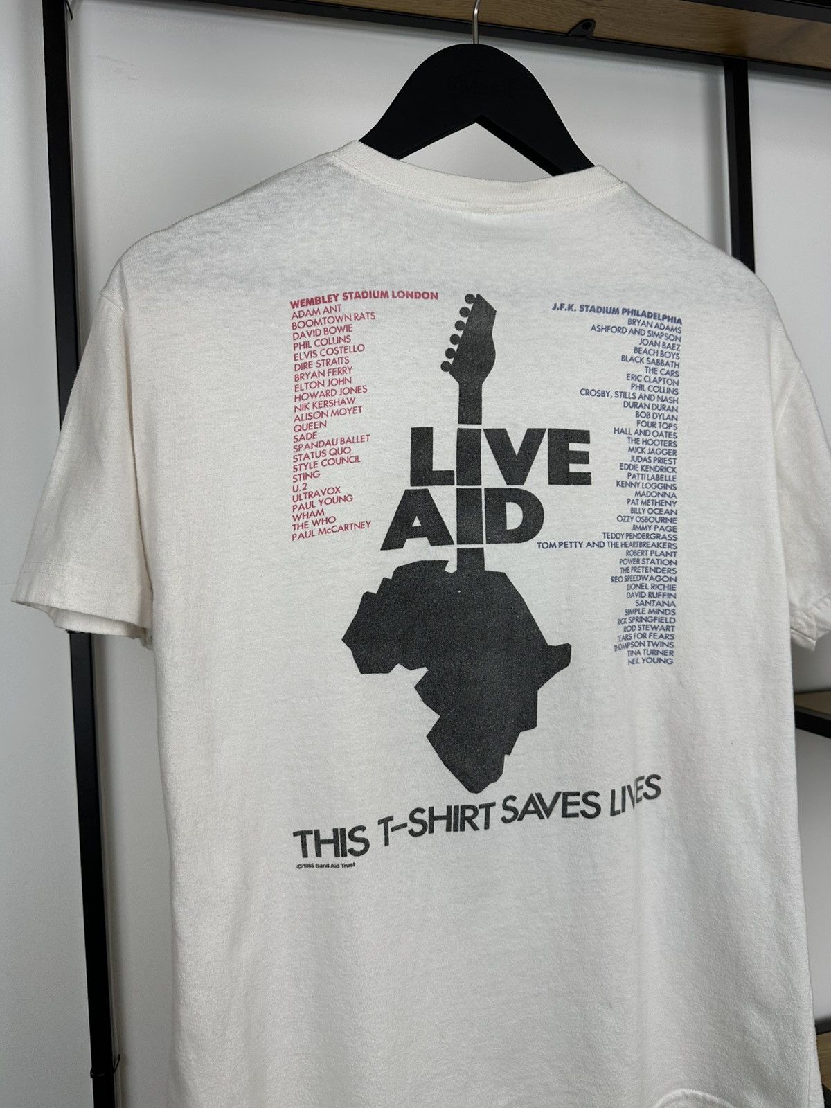 Other Live Aid 1985 The Global Jukebox T Shirt Vintage Concert L Size US L / EU 52-54 / 3 - 19 Thumbnail