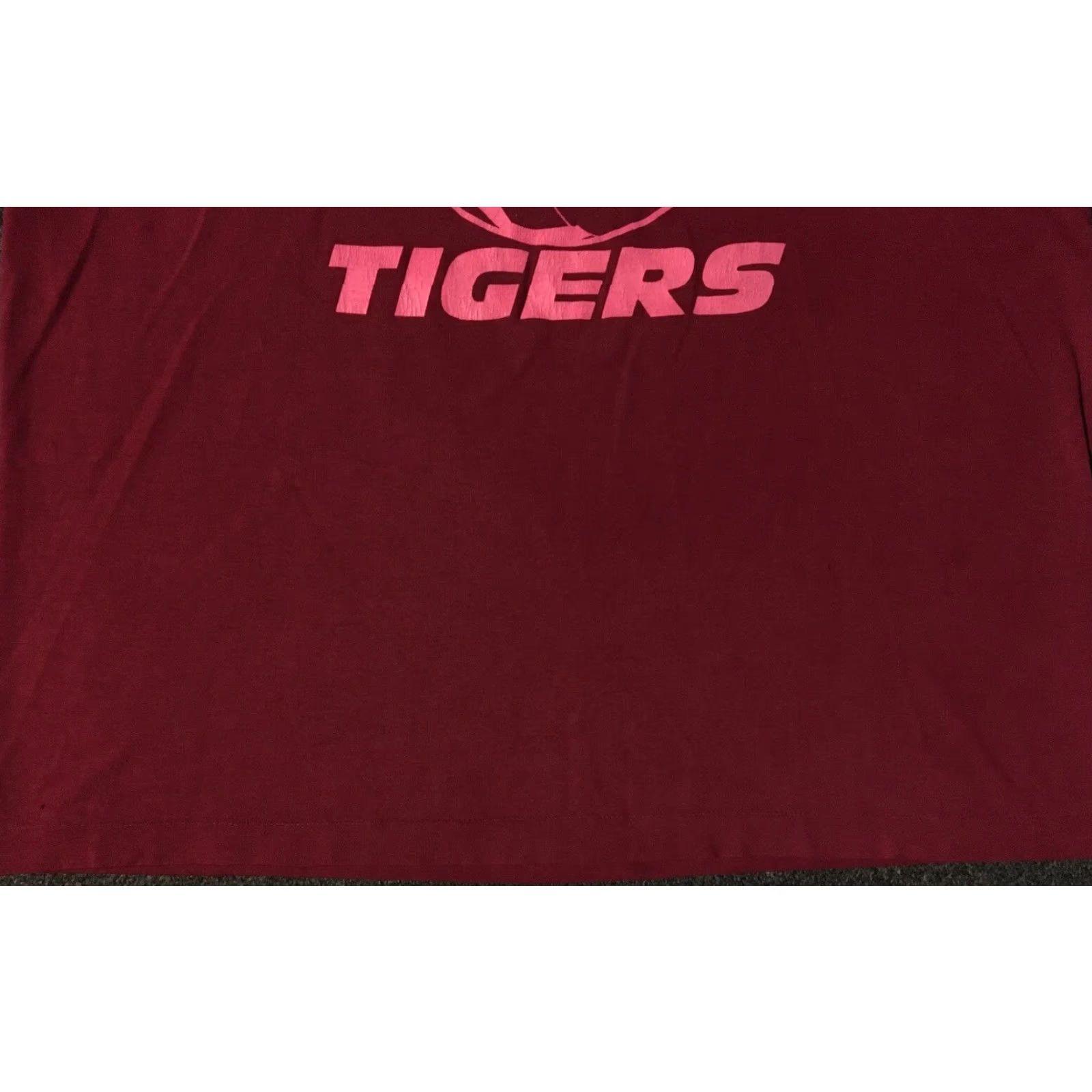 Vintage VINTAGE 90s Tonys Tigers T-Shirt XXL Red USA Animal College Sports Baseball Track PE Funny Grunge 80s Men Shirt Size US XXL / EU 58 / 5 - 7 Thumbnail