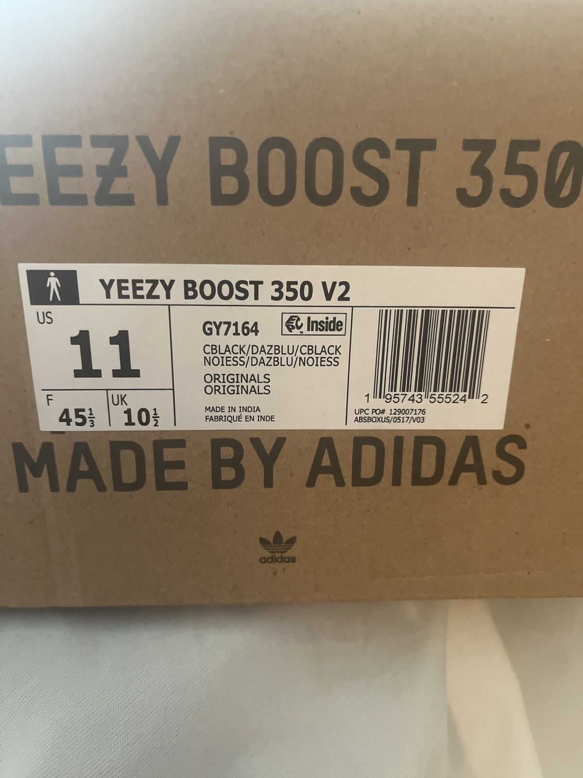 Yeezy Yeezy Dazzling Blue size 11 Size US 11 / EU 44 - 5 Thumbnail