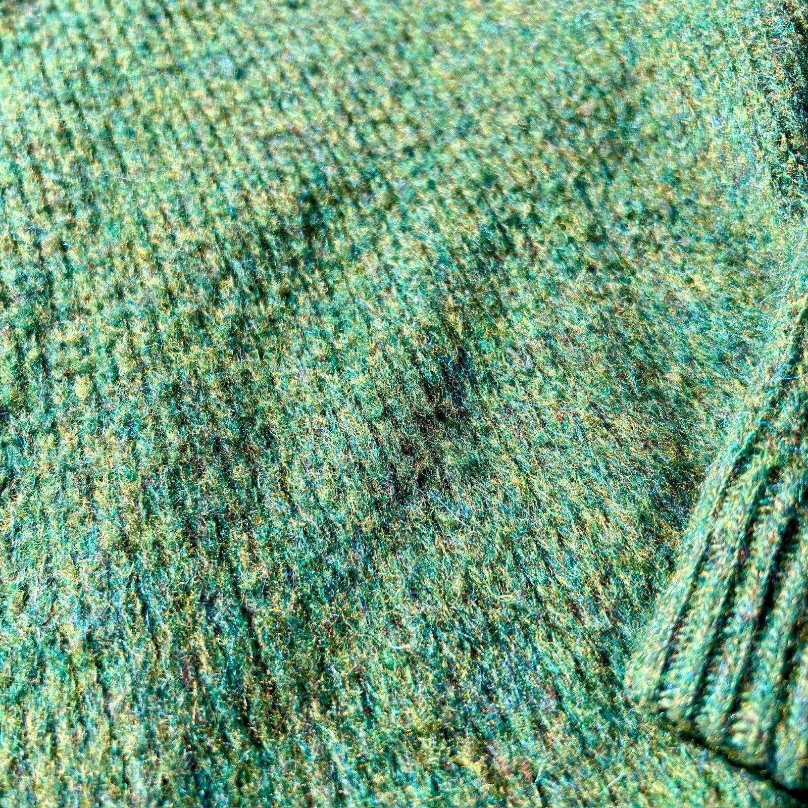 Vintage Vintage 1960s Wool & Mohair Green Cardigan | Size S Size US S / EU 44-46 / 1 - 8 Thumbnail