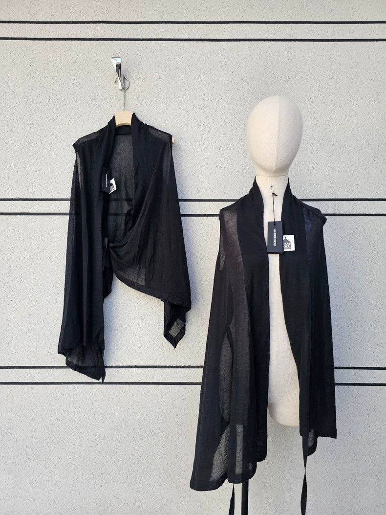 Ann Demeulemeester New Women's Cashmere Silk Blend Vest-2506 Size XXS / US 00 / IT 34 - 2 Thumbnail